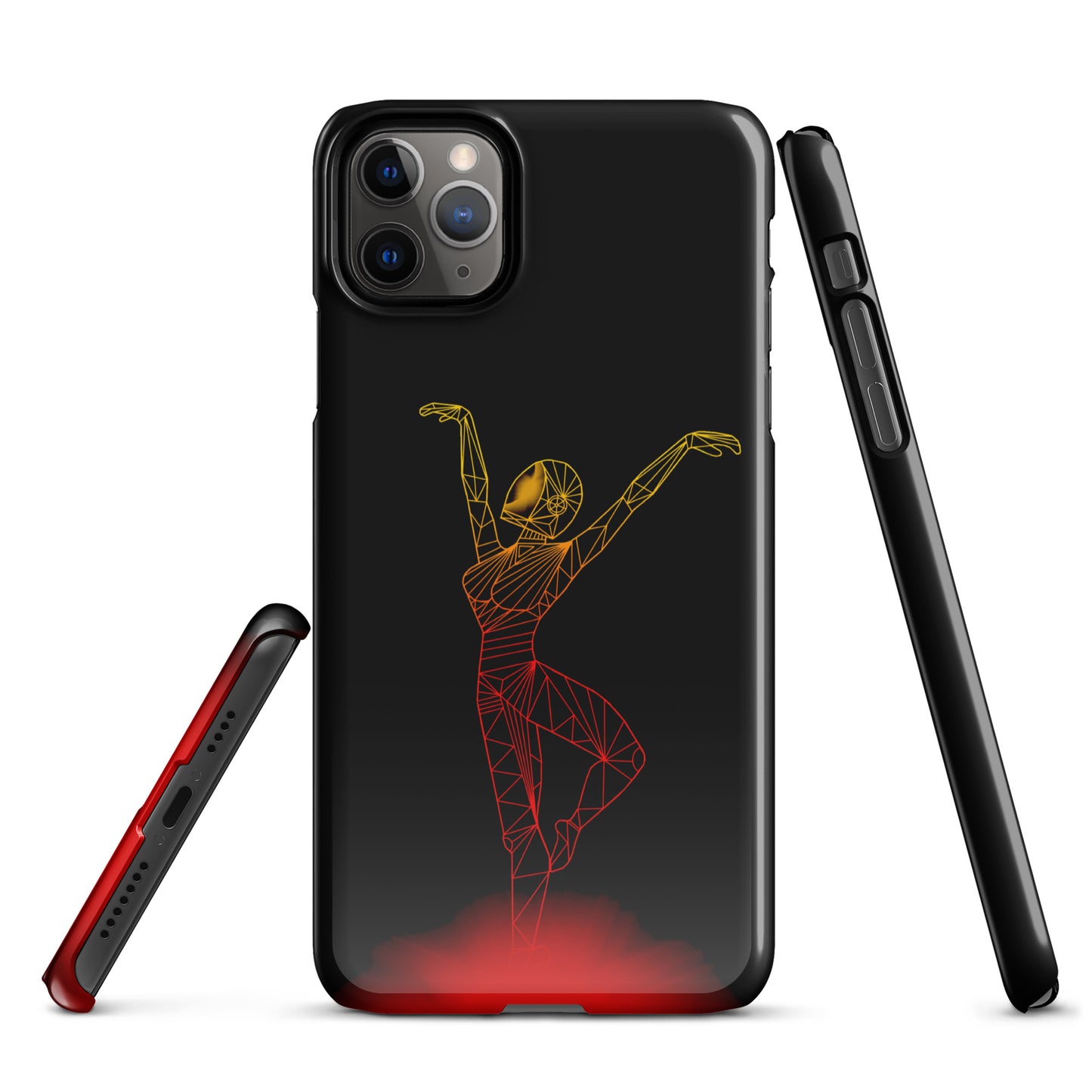 Afrobotica Releve Red Snap case for iPhone®
