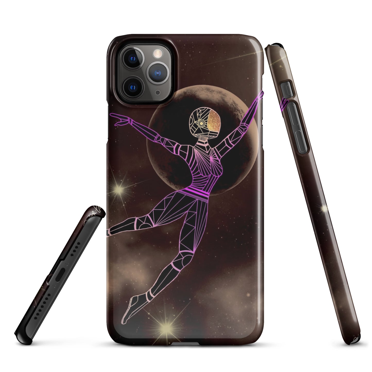 Afrobotica Leap into the Moon Snap case for iPhone®