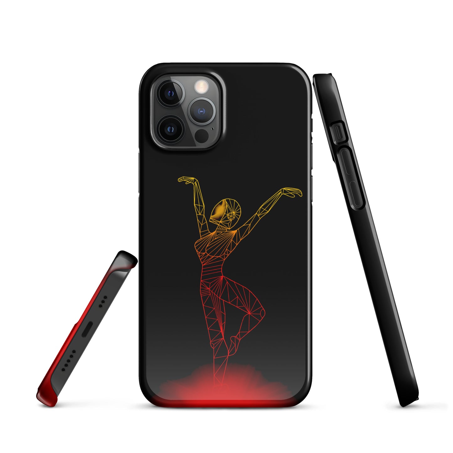 Afrobotica Releve Red Snap case for iPhone®