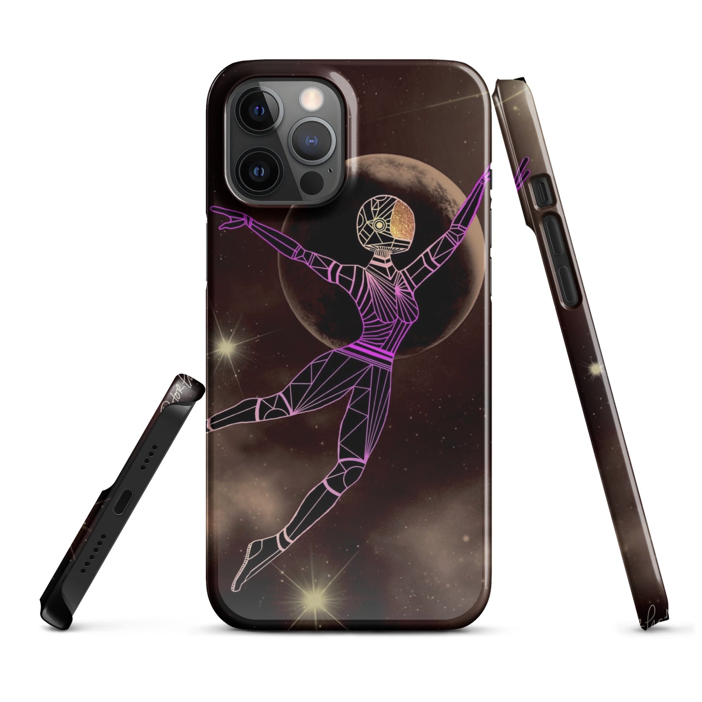 Afrobotica Leap into the Moon Snap case for iPhone®