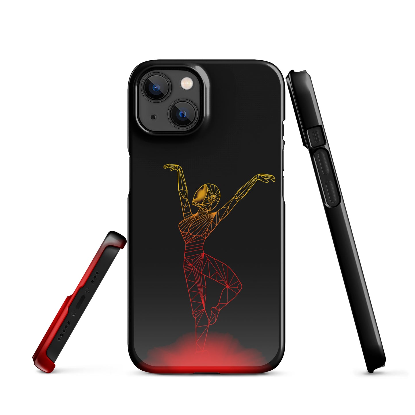 Afrobotica Releve Red Snap case for iPhone®