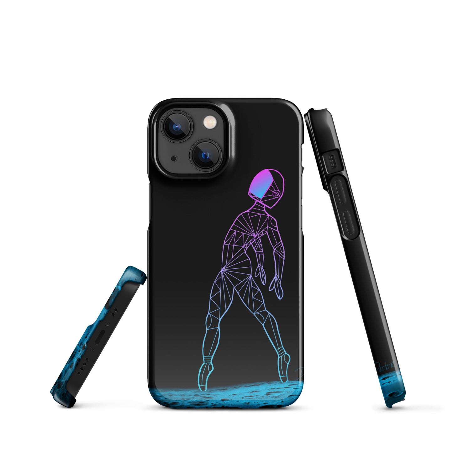 Afroboticus Cobalt Snap case for iPhone®