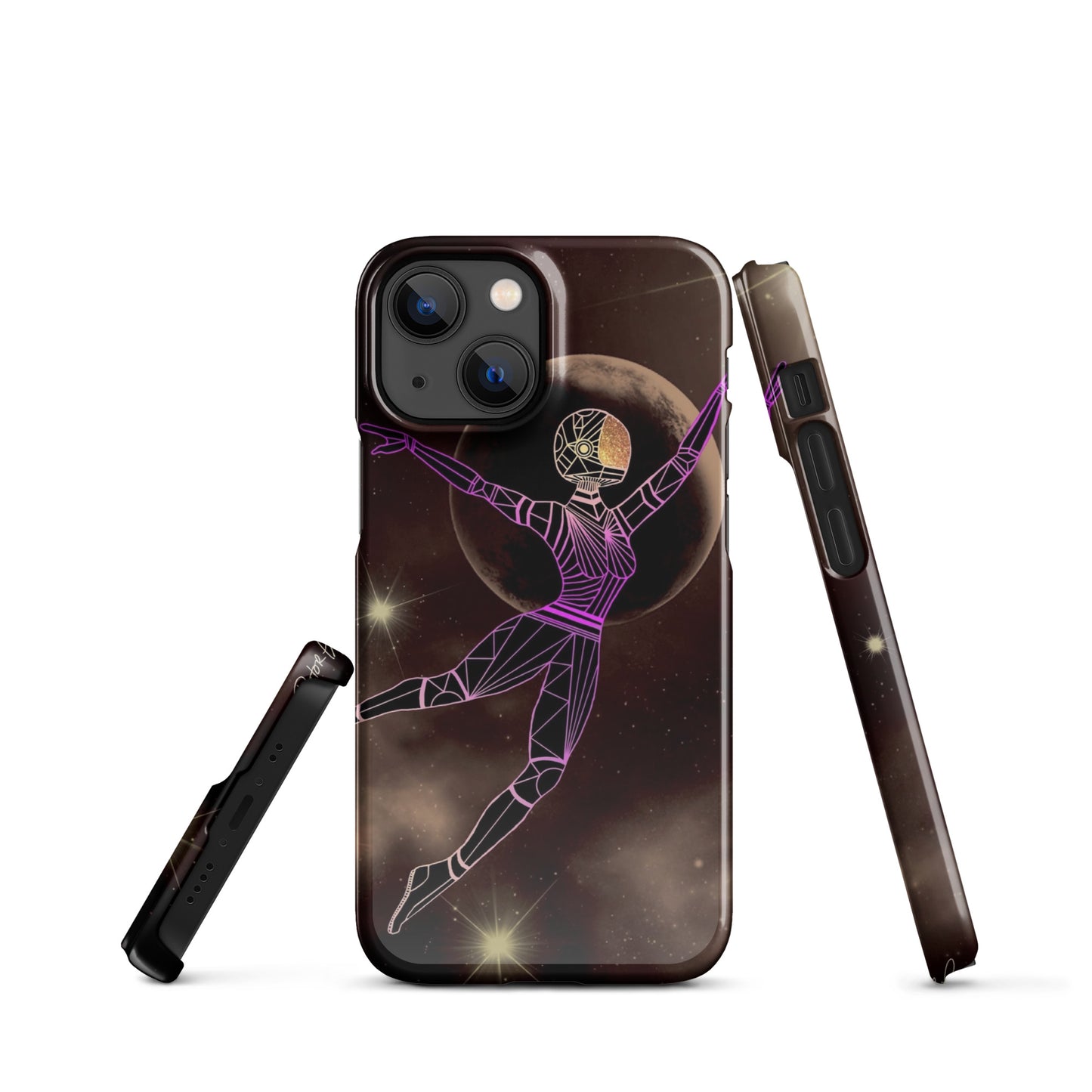 Afrobotica Leap into the Moon Snap case for iPhone®