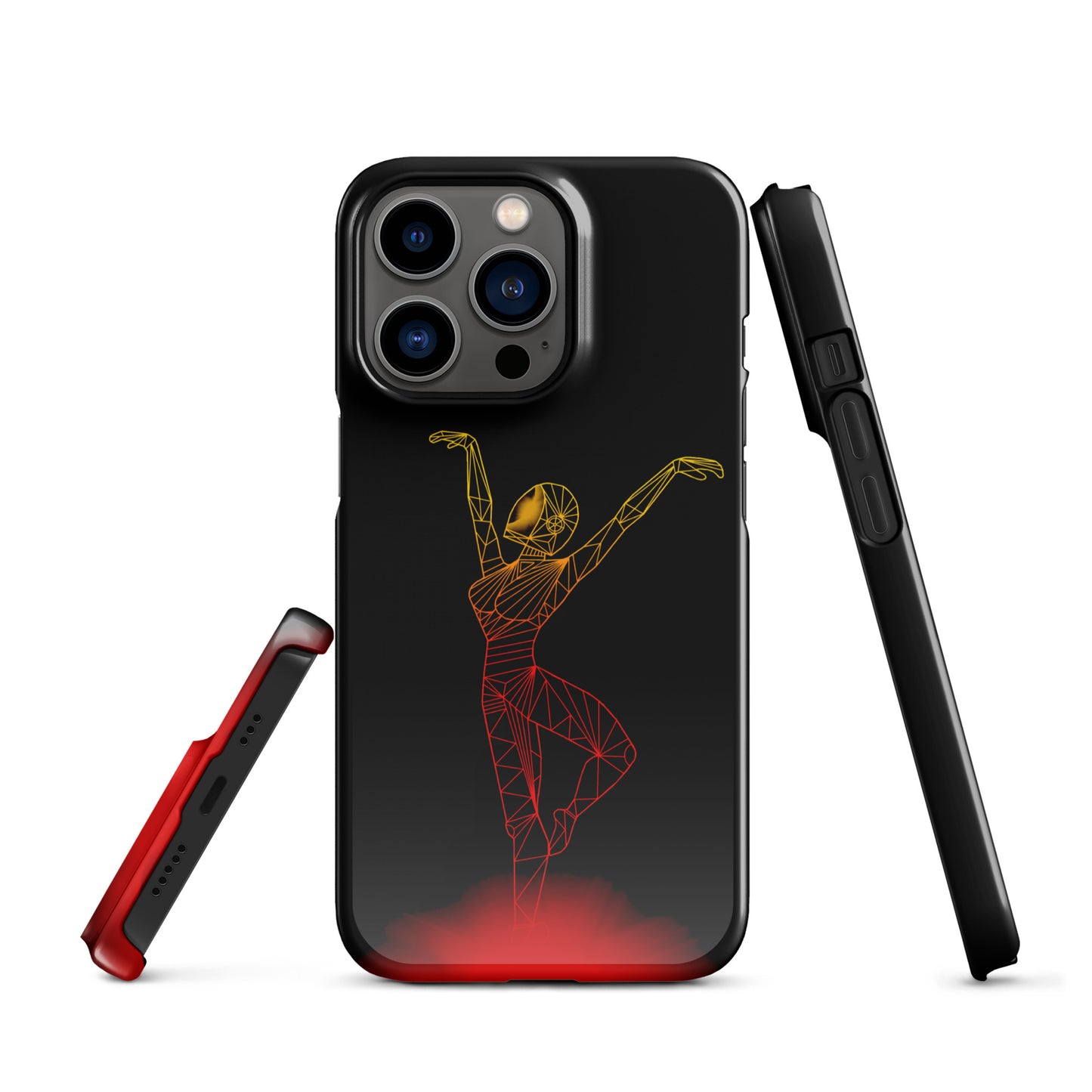 Afrobotica Releve Red Snap case for iPhone®