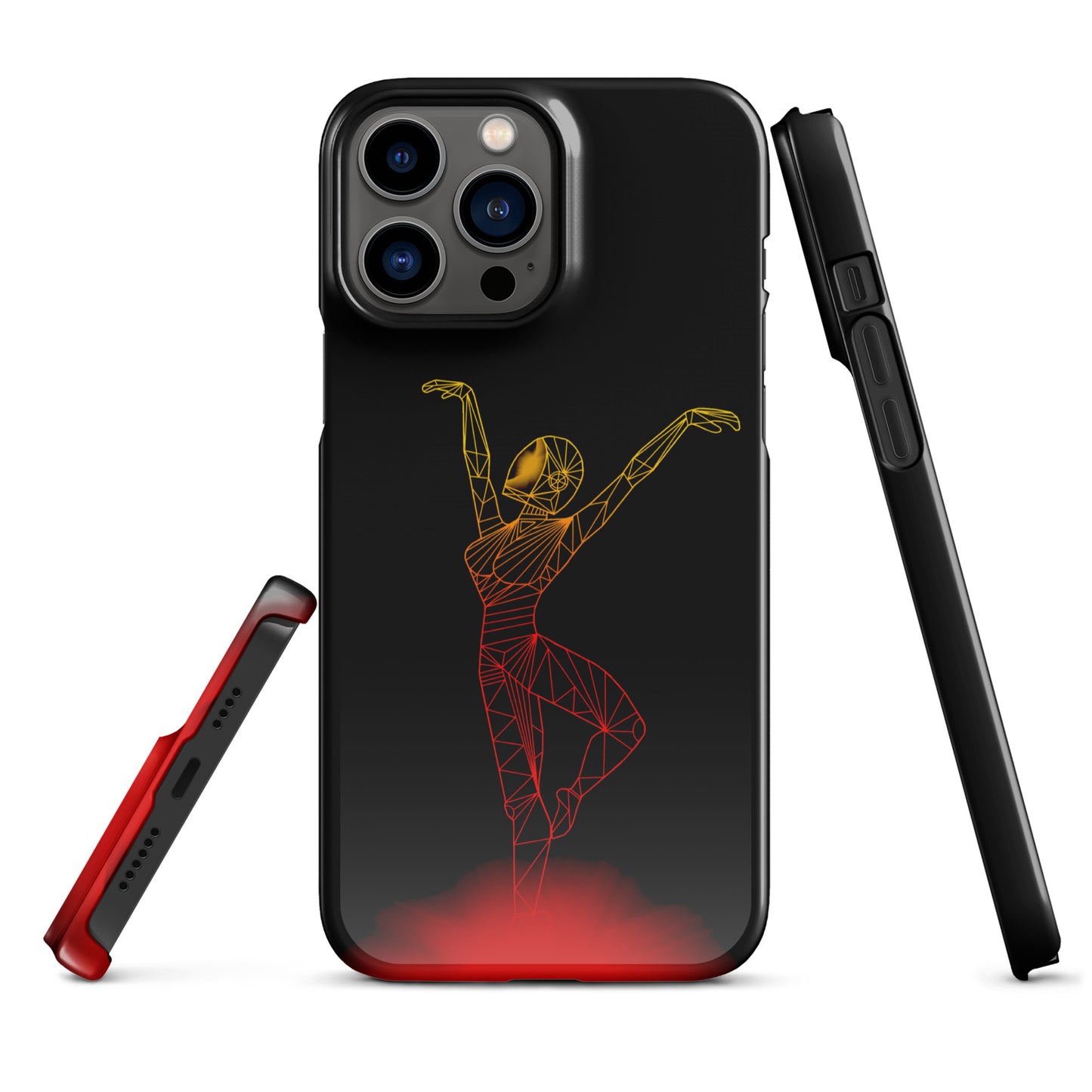 Afrobotica Releve Red Snap case for iPhone®