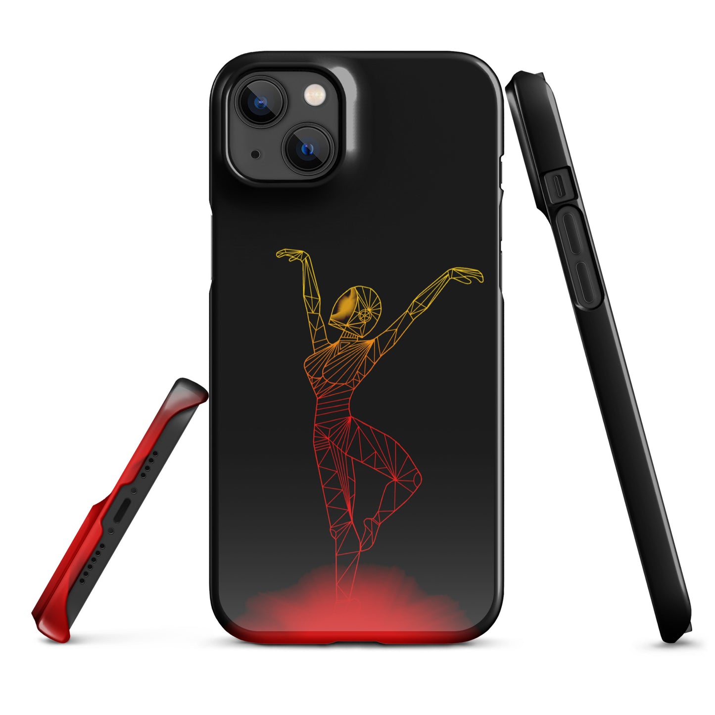 Afrobotica Releve Red Snap case for iPhone®
