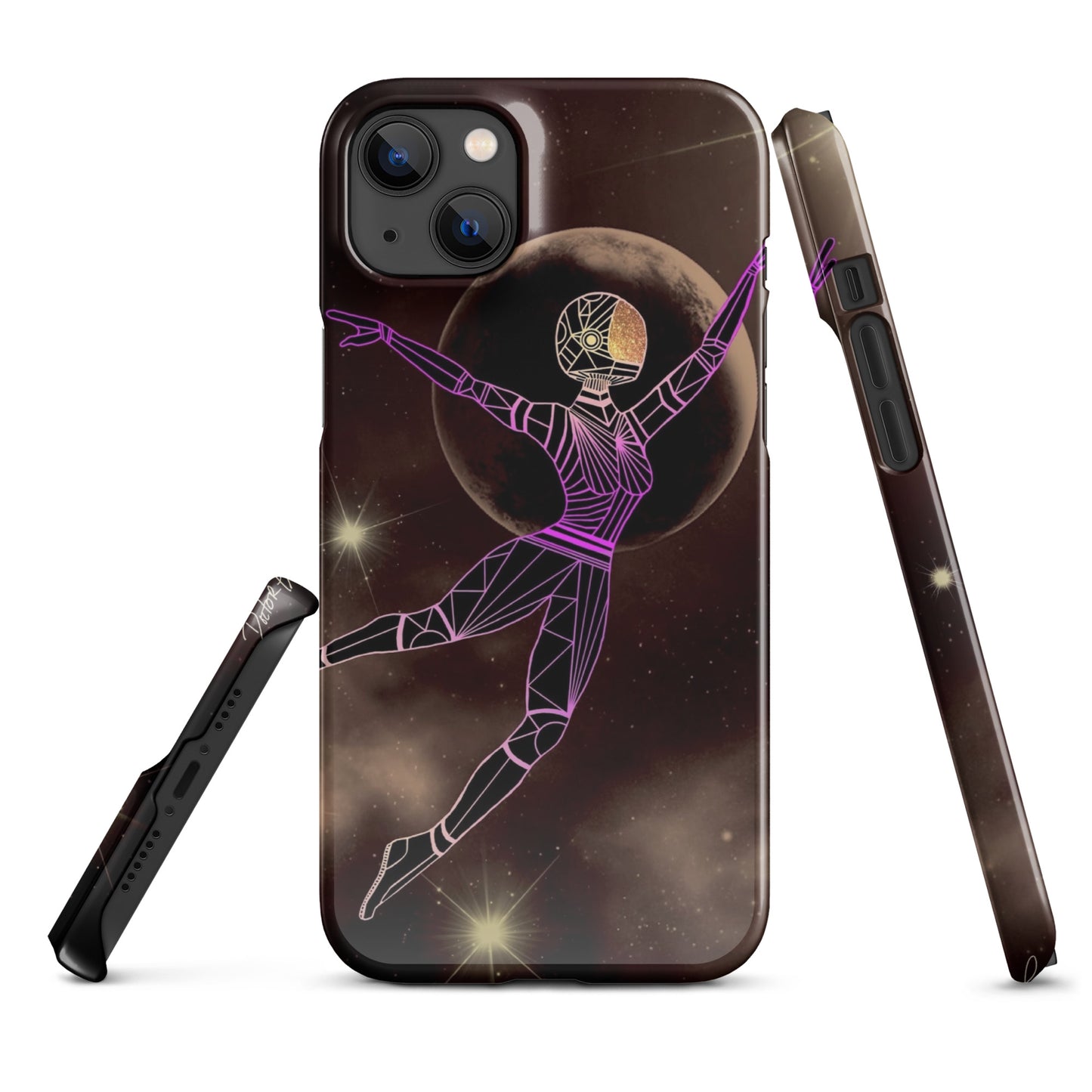 Afrobotica Leap into the Moon Snap case for iPhone®