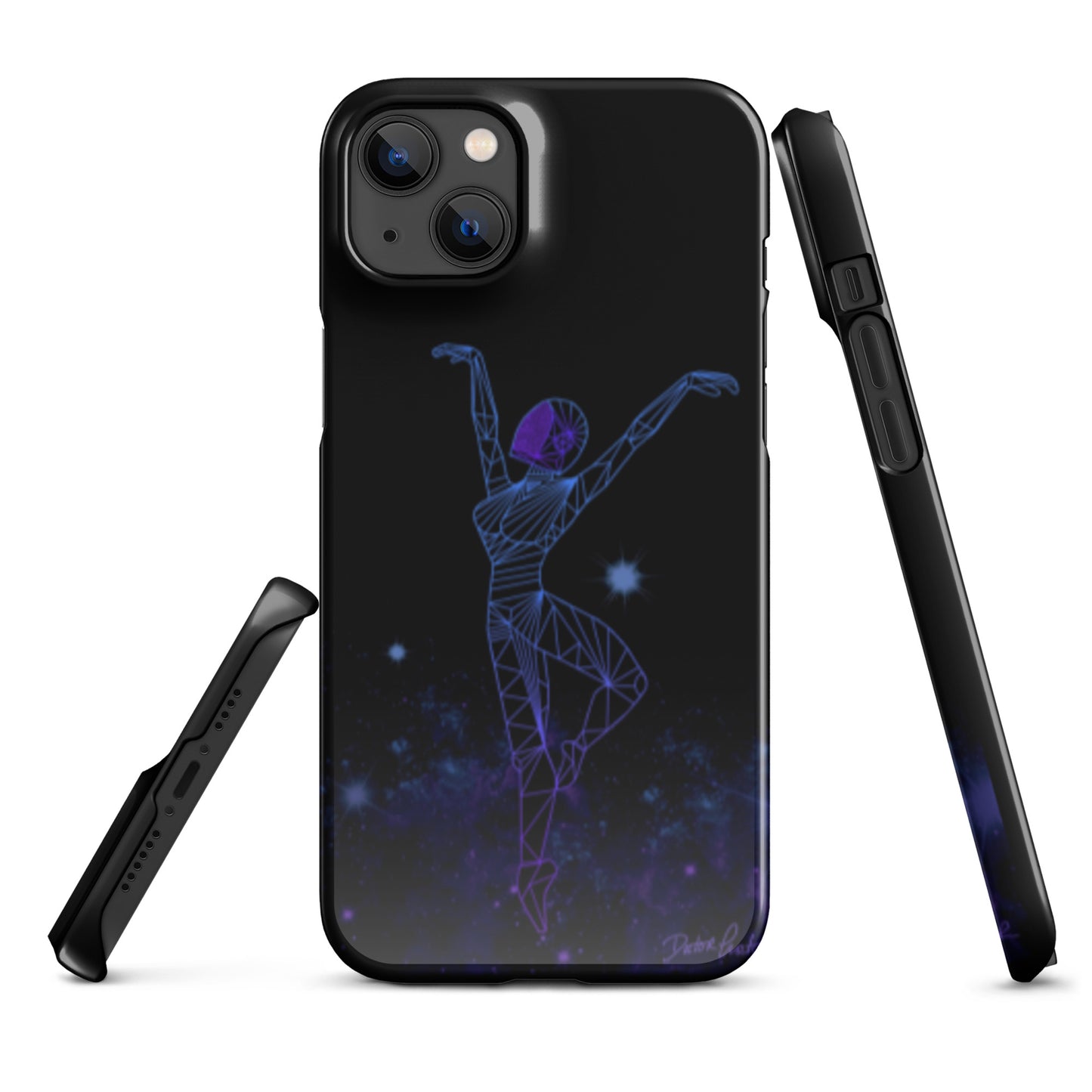 Afrobotica Releve Blue Snap case for iPhone®