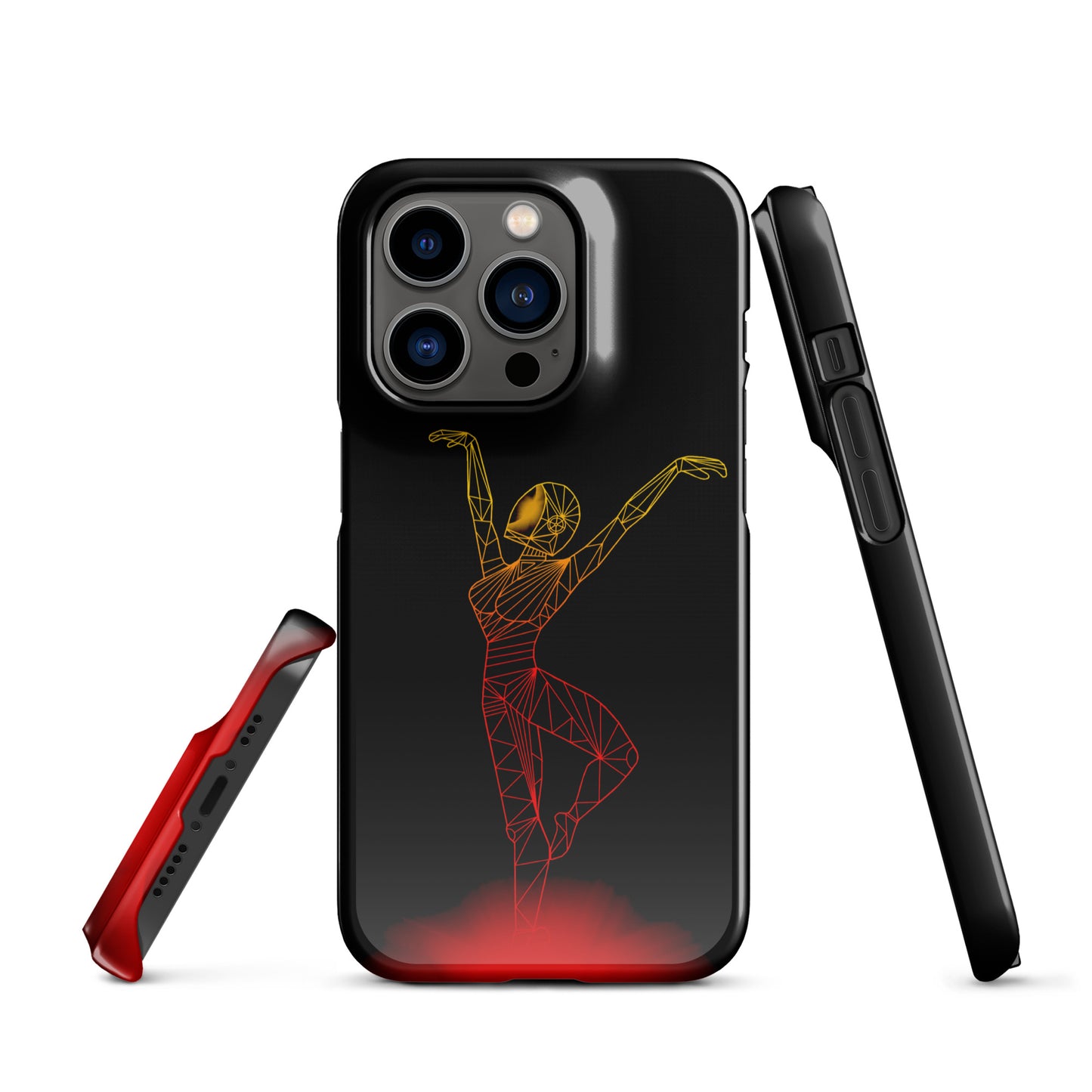 Afrobotica Releve Red Snap case for iPhone®