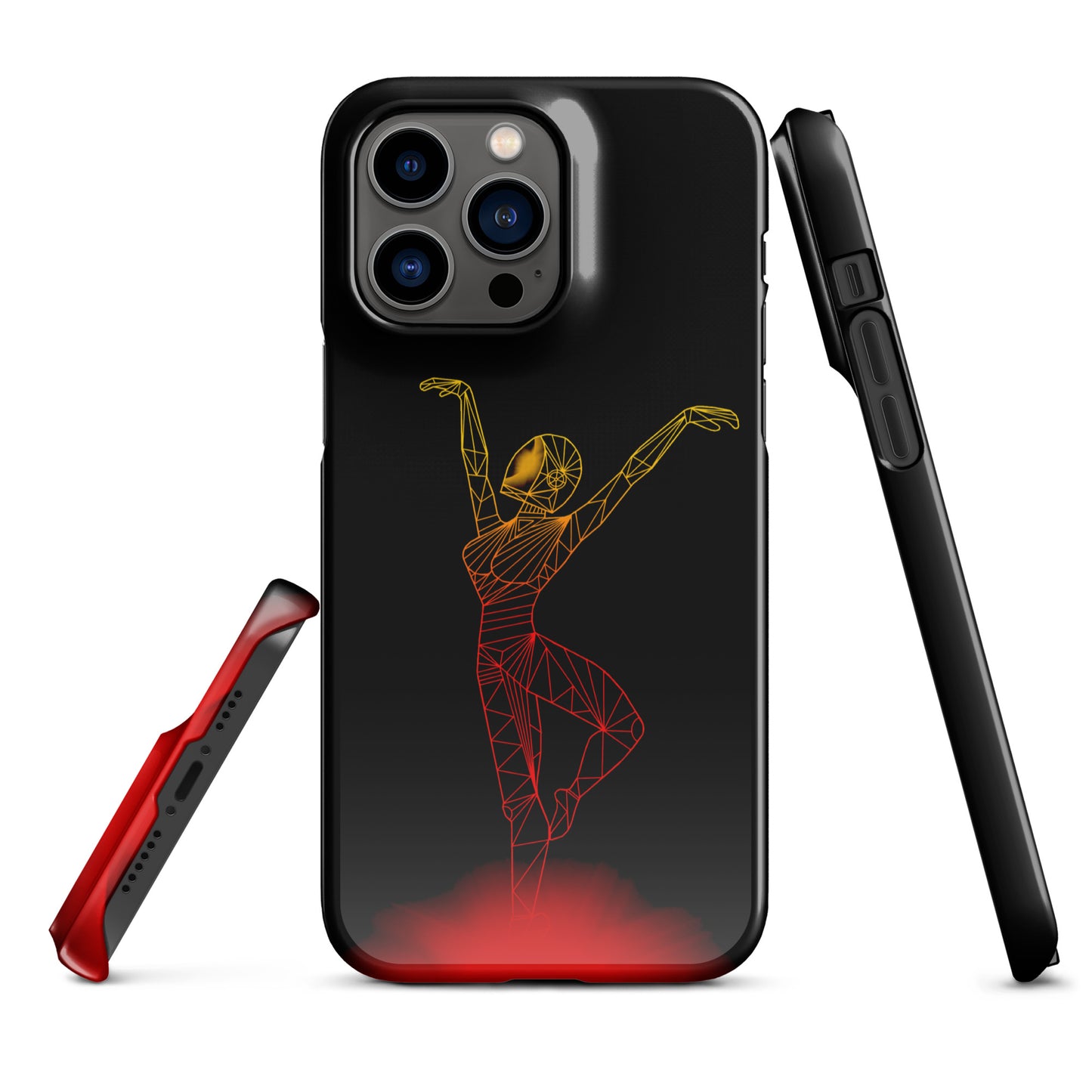 Afrobotica Releve Red Snap case for iPhone®