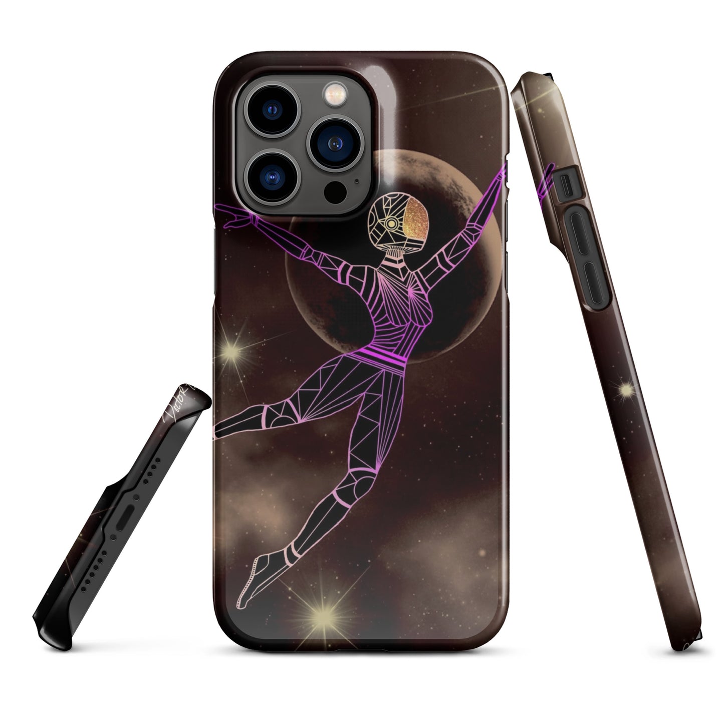 Afrobotica Leap into the Moon Snap case for iPhone®