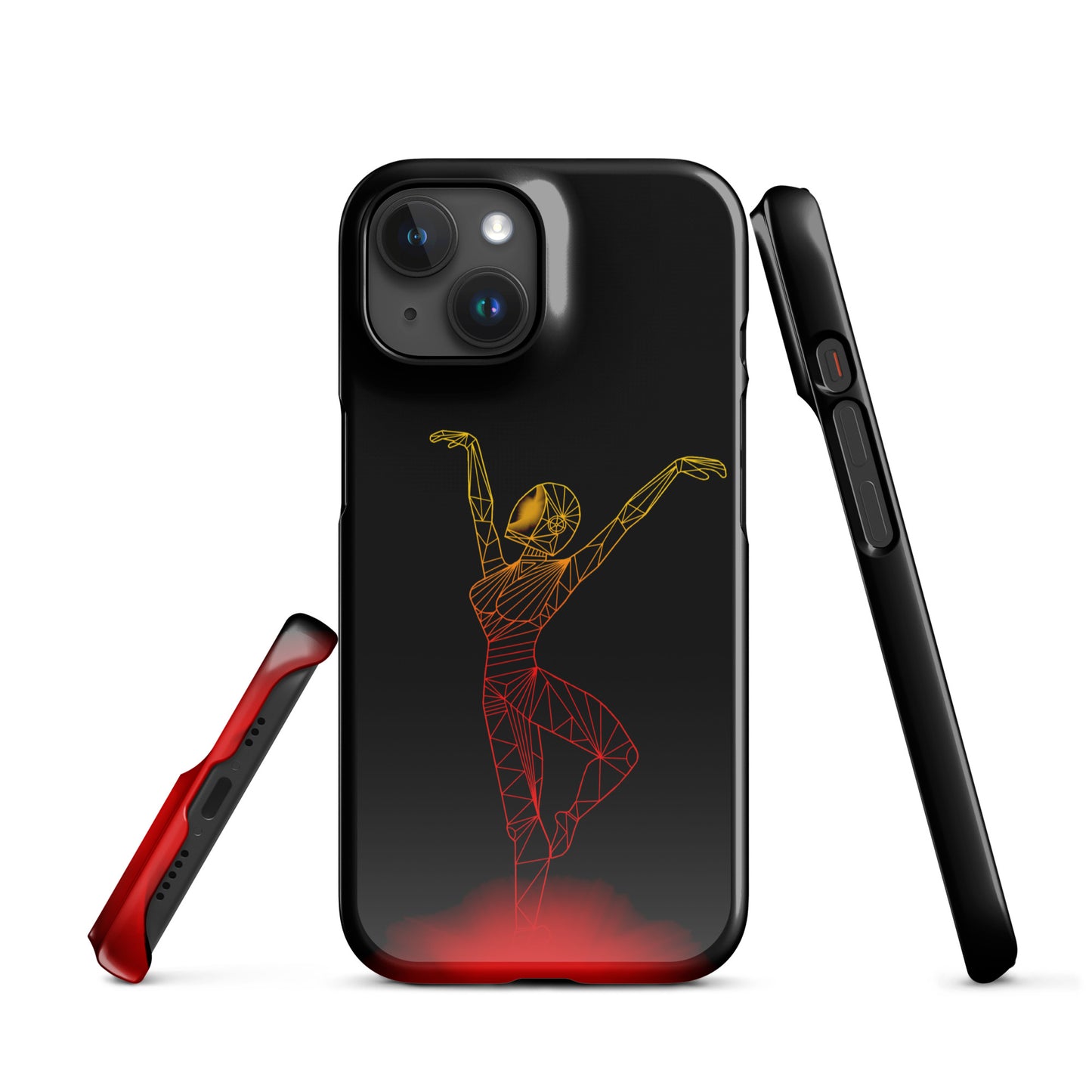 Afrobotica Releve Red Snap case for iPhone®