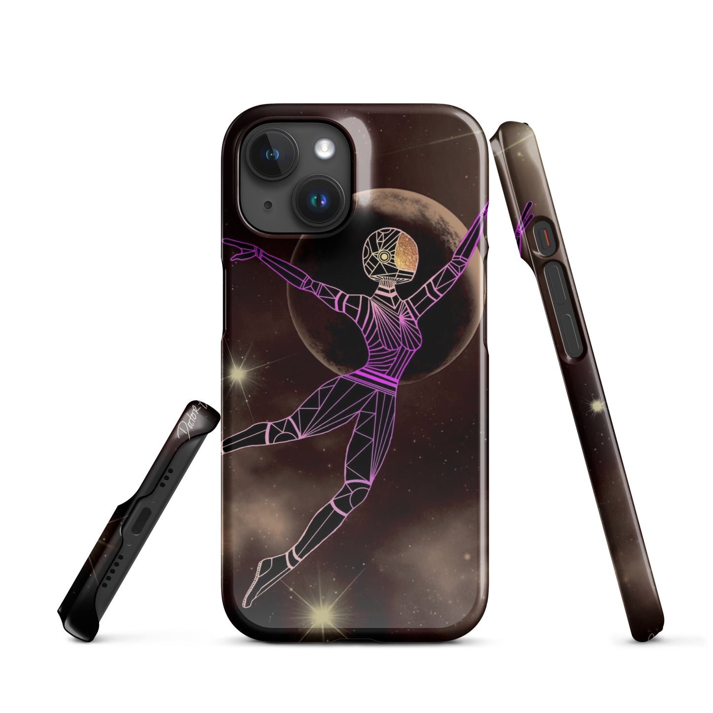 Afrobotica Leap into the Moon Snap case for iPhone®