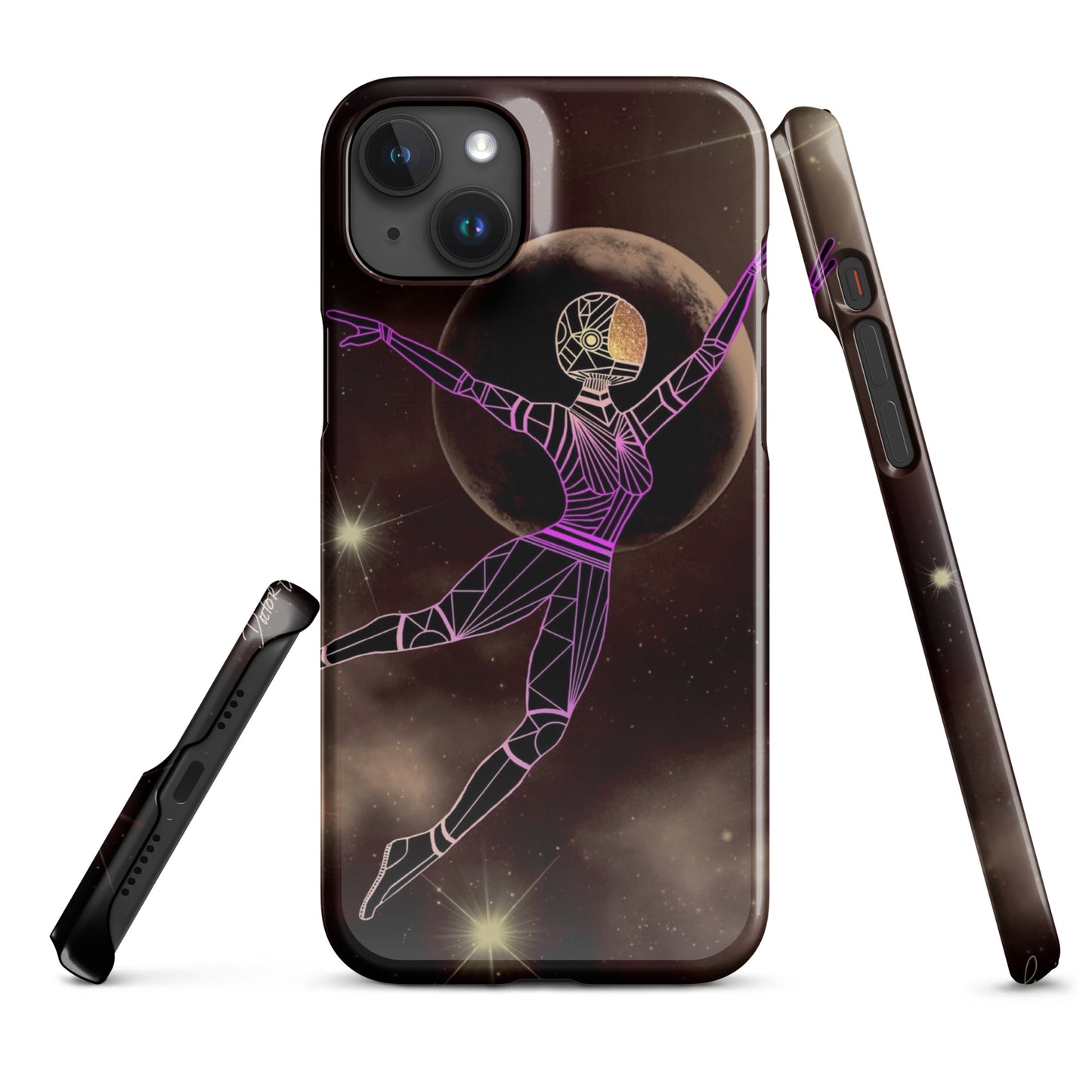Afrobotica Leap into the Moon Snap case for iPhone®