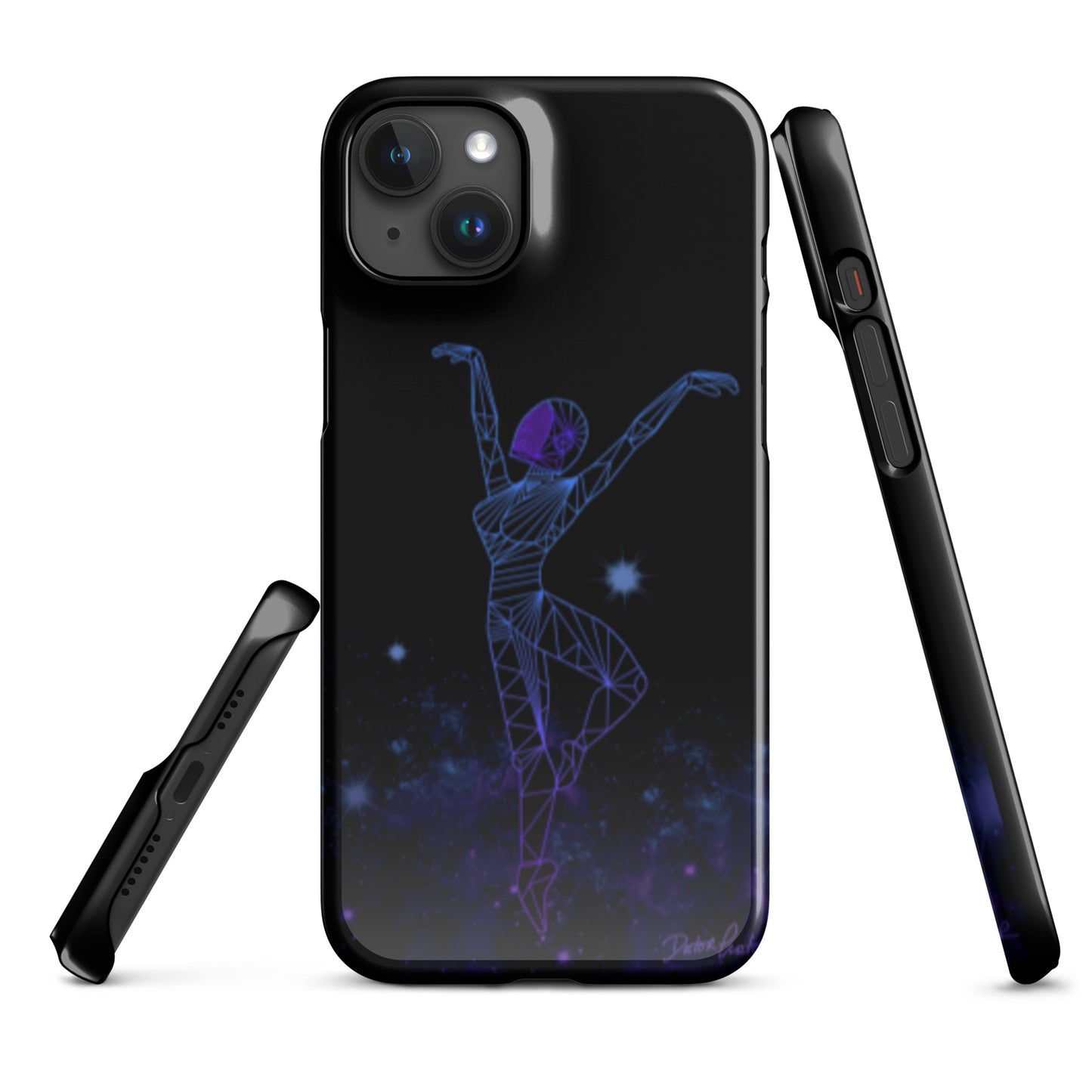 Afrobotica Releve Blue Snap case for iPhone®