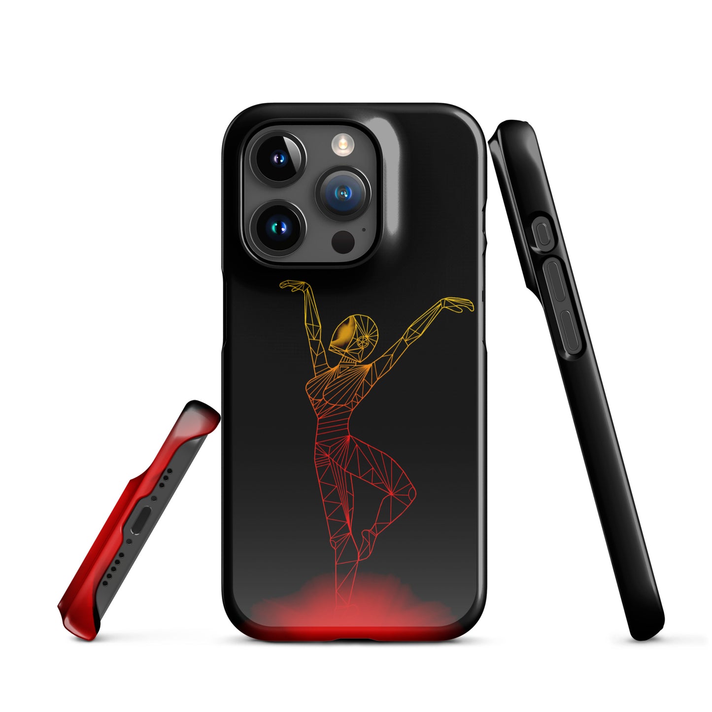 Afrobotica Releve Red Snap case for iPhone®