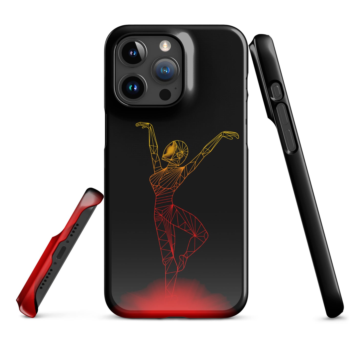 Afrobotica Releve Red Snap case for iPhone®