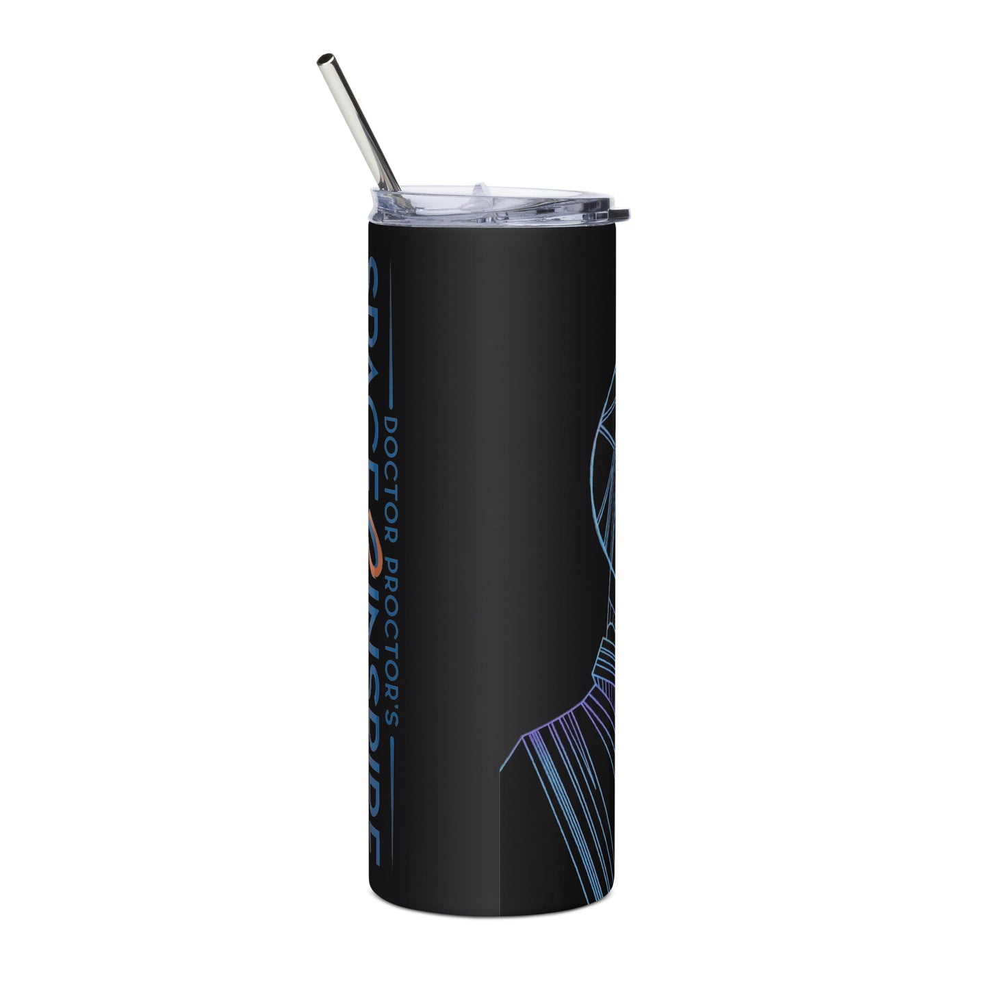 Afrobotica Melancholy Blue Stainless steel tumbler