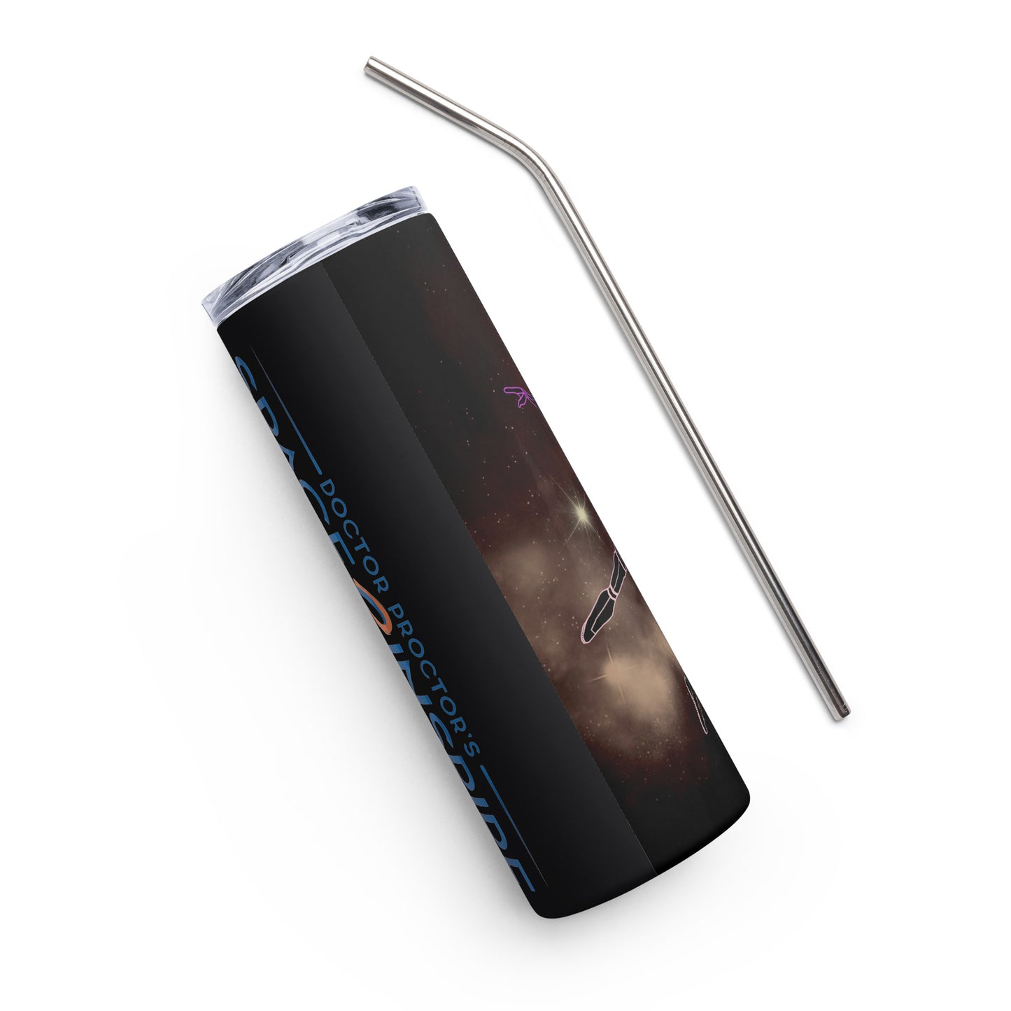Afrobotica Leap into the Moon Stainless steel tumbler
