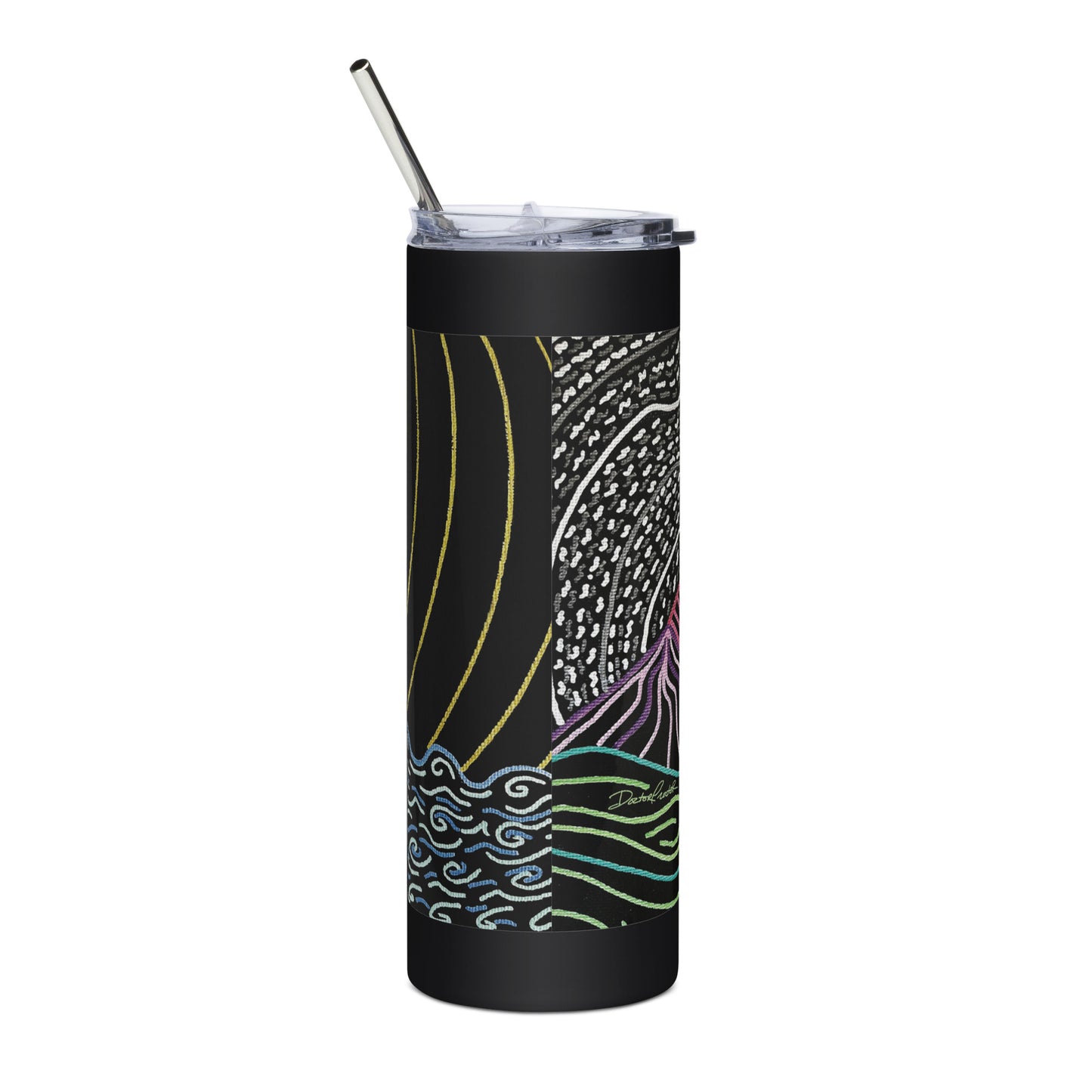 She's Waiting Stainless steel tumbler