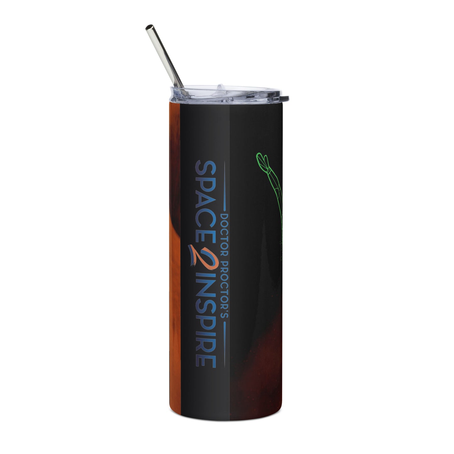 Afroboticus Emerald Stainless steel tumbler