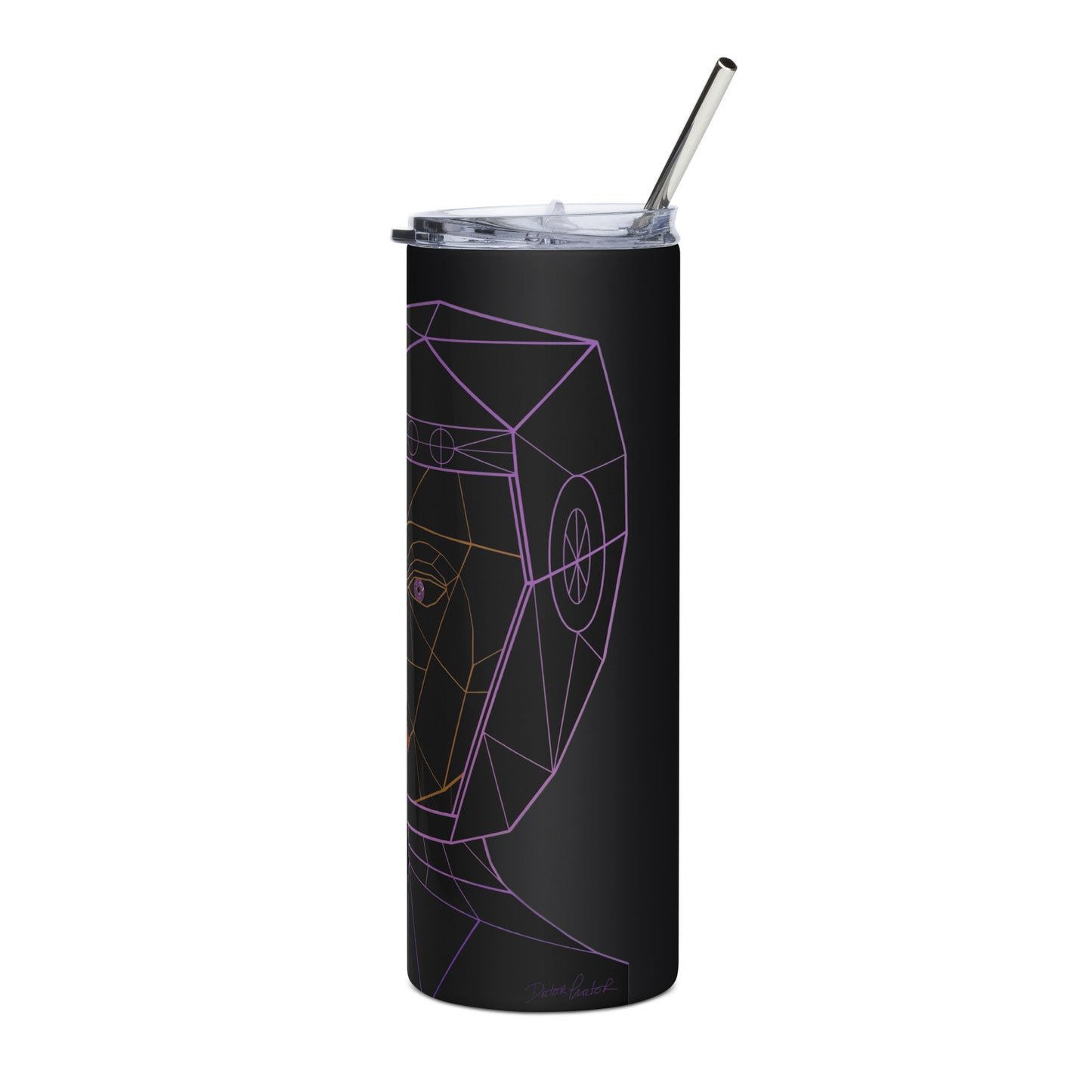 Afrobotica Bella Neon Stainless steel tumbler