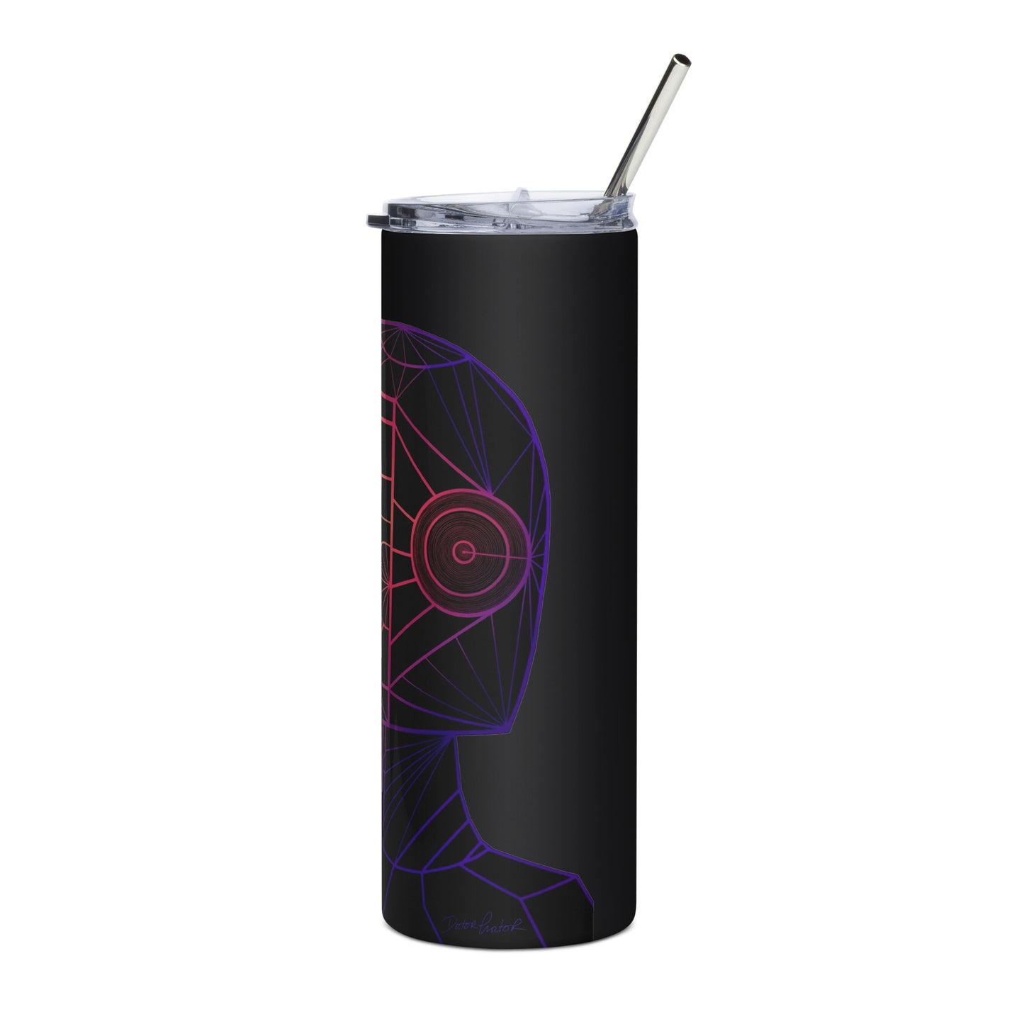 Afrobotica Native Neon Stainless steel tumbler