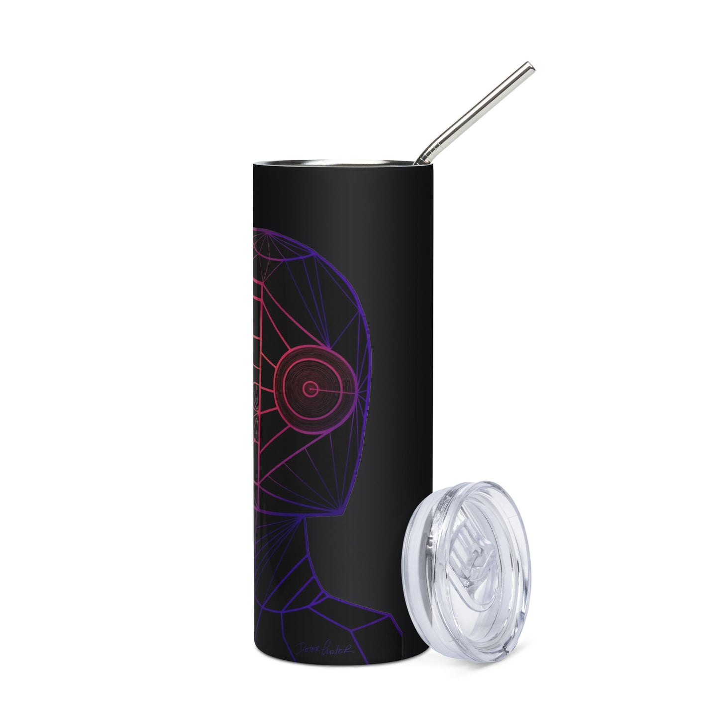 Afrobotica Native Neon Stainless steel tumbler