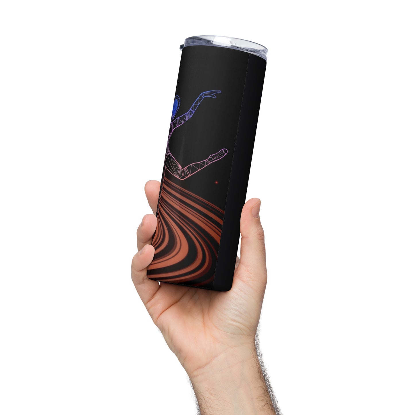 Afrobotica Rings Red Stainless steel tumbler