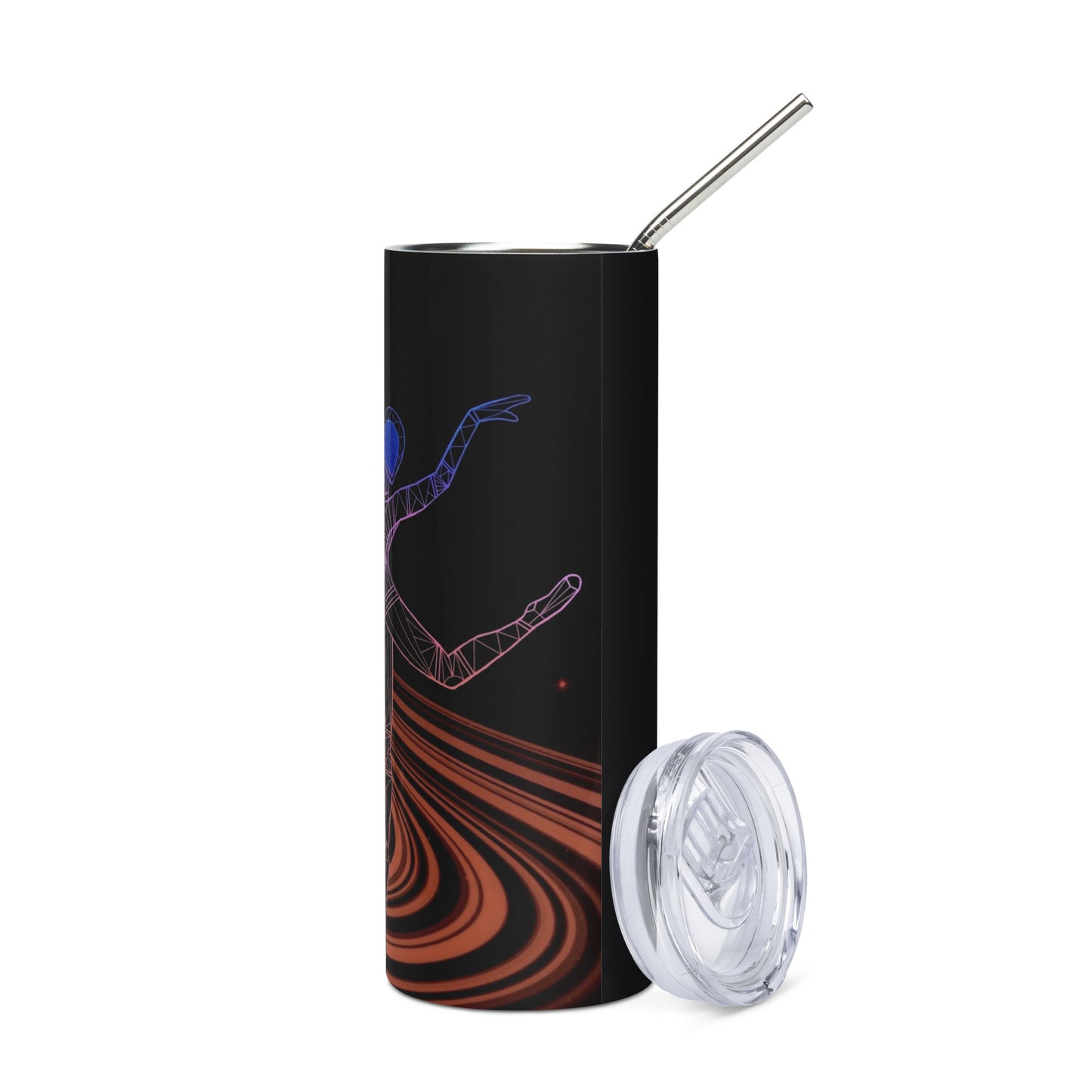 Afrobotica Rings Red Stainless steel tumbler