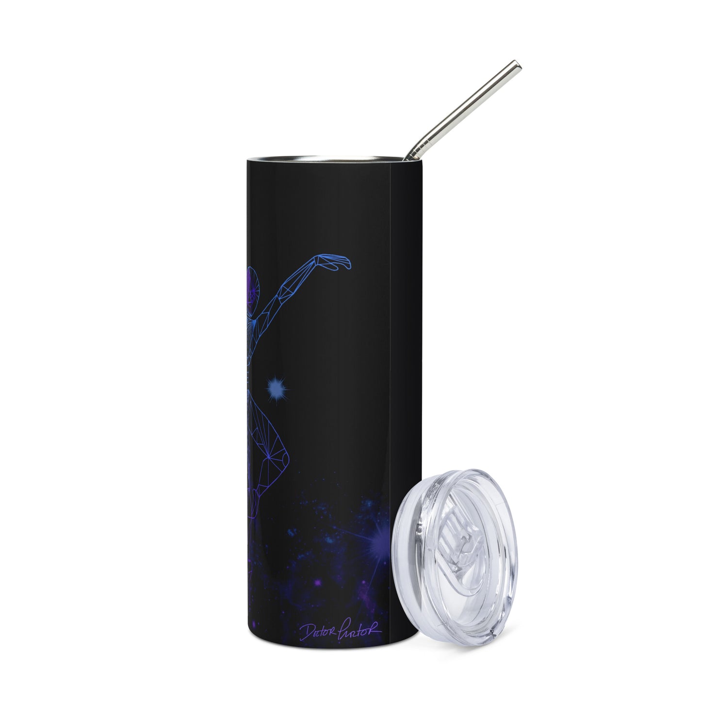 Afrobotica Releve Blue Stainless steel tumbler