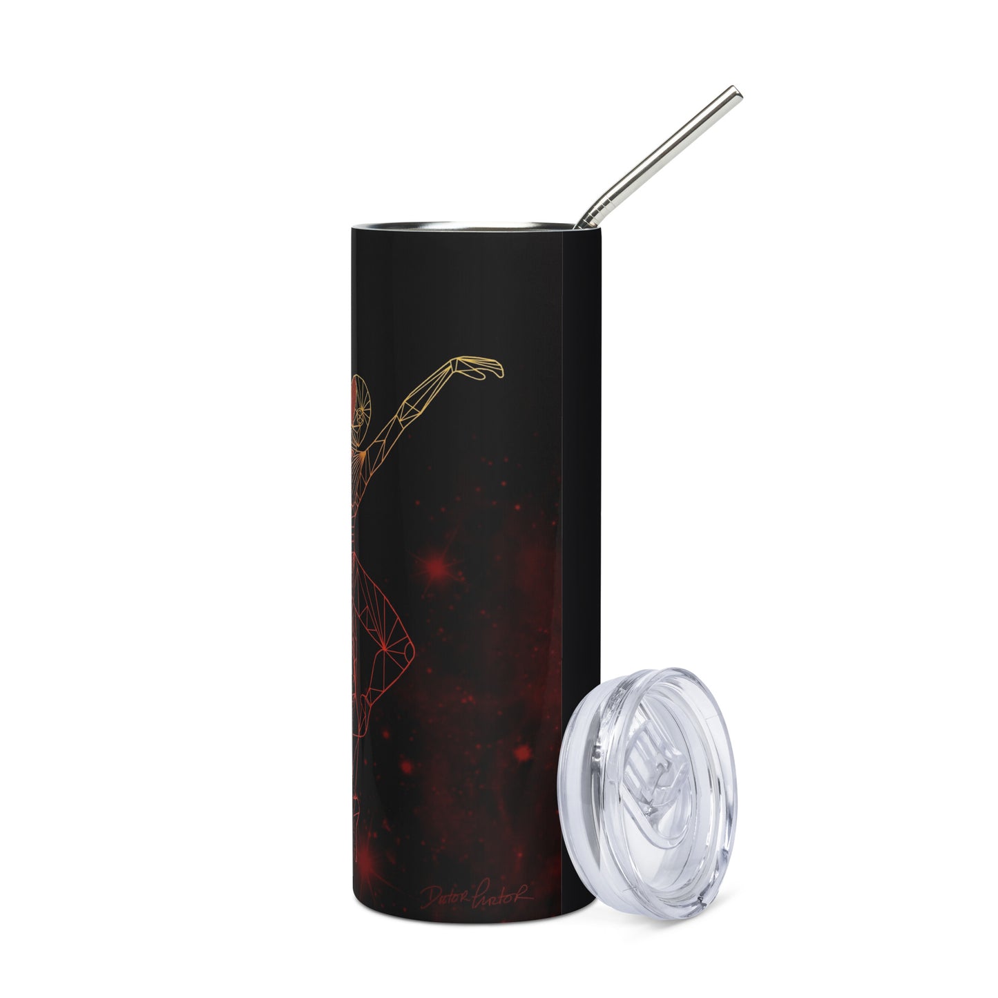 Afrobotica Releve Red Stainless steel tumbler