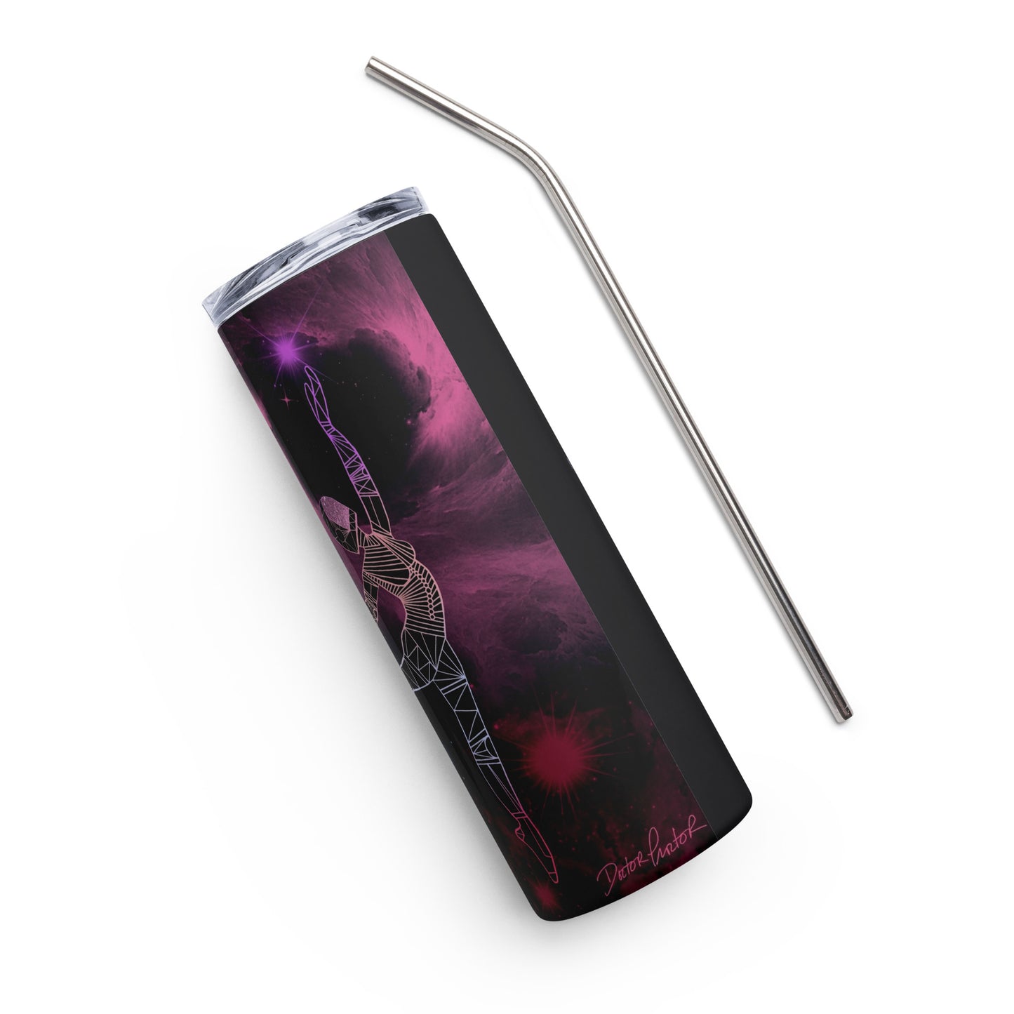 Afrobotica Pointe Nebula Stainless steel tumbler