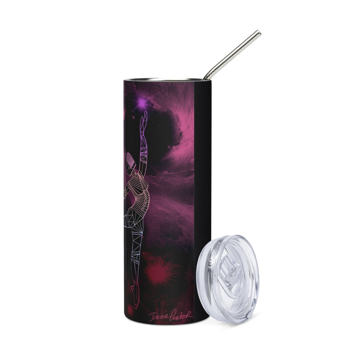 Afrobotica Pointe Nebula Stainless steel tumbler