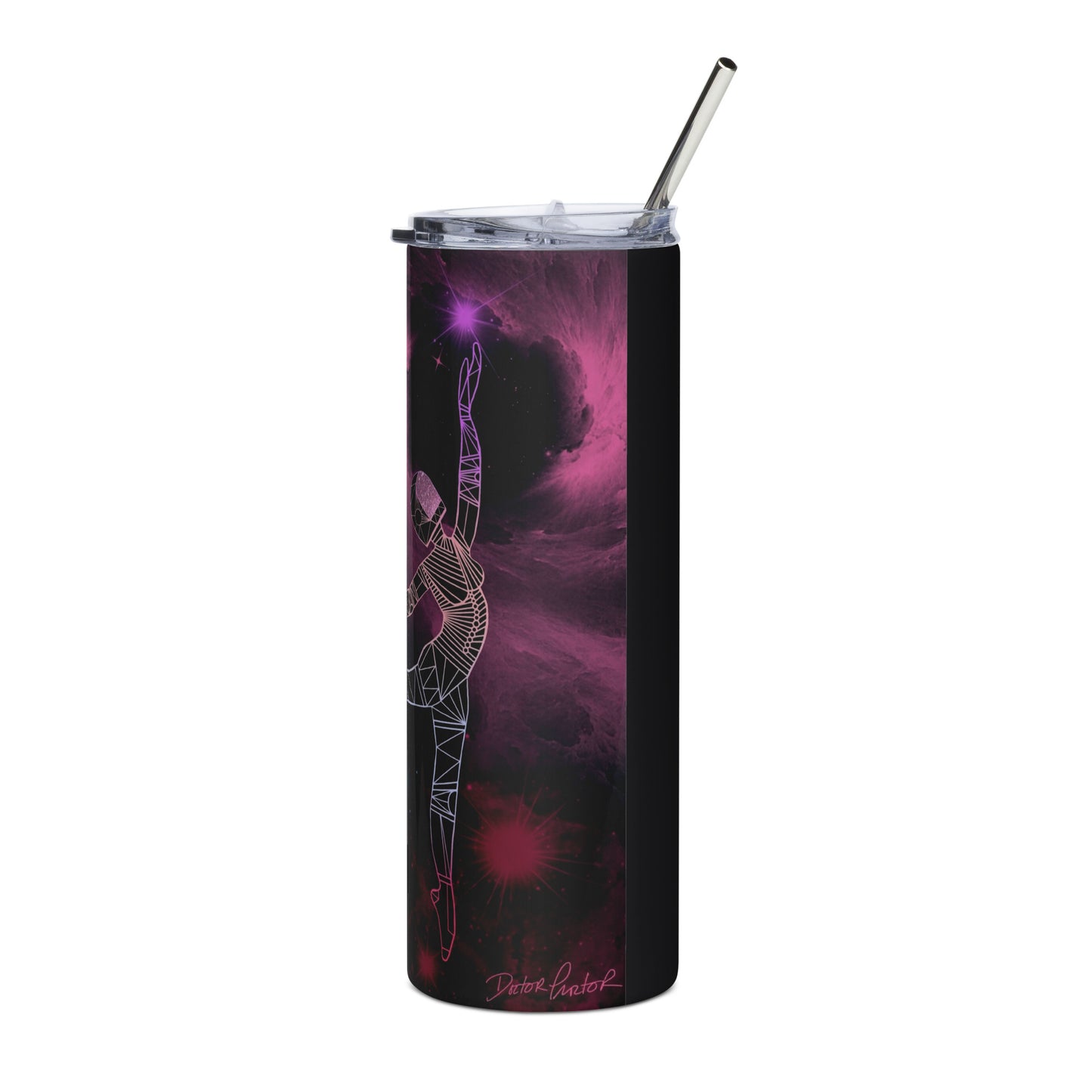 Afrobotica Pointe Nebula Stainless steel tumbler