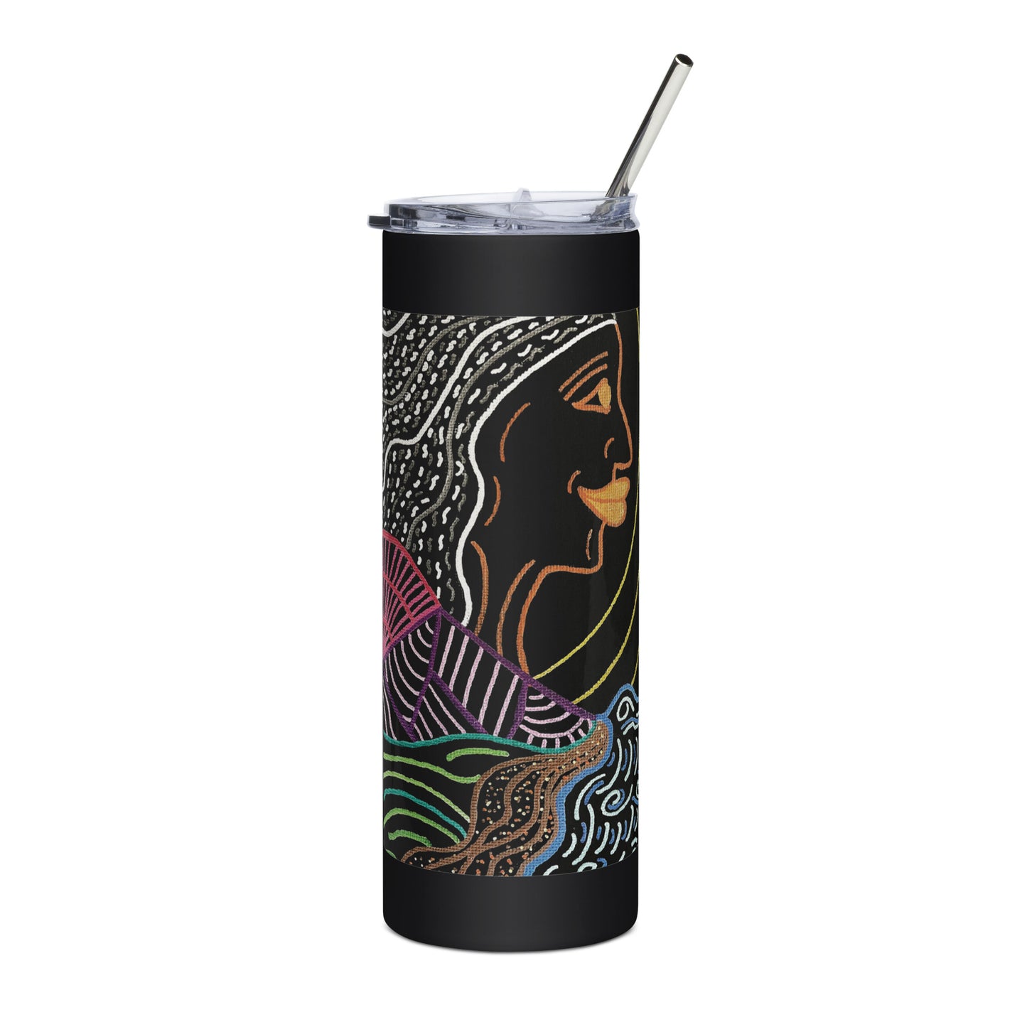 She's Waiting Stainless steel tumbler