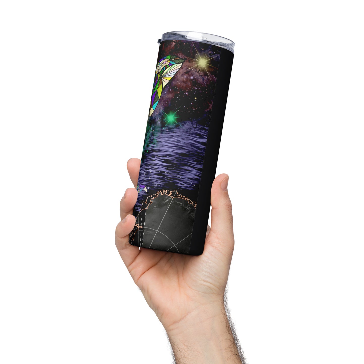The Cosmic Orca Stainless steel tumbler