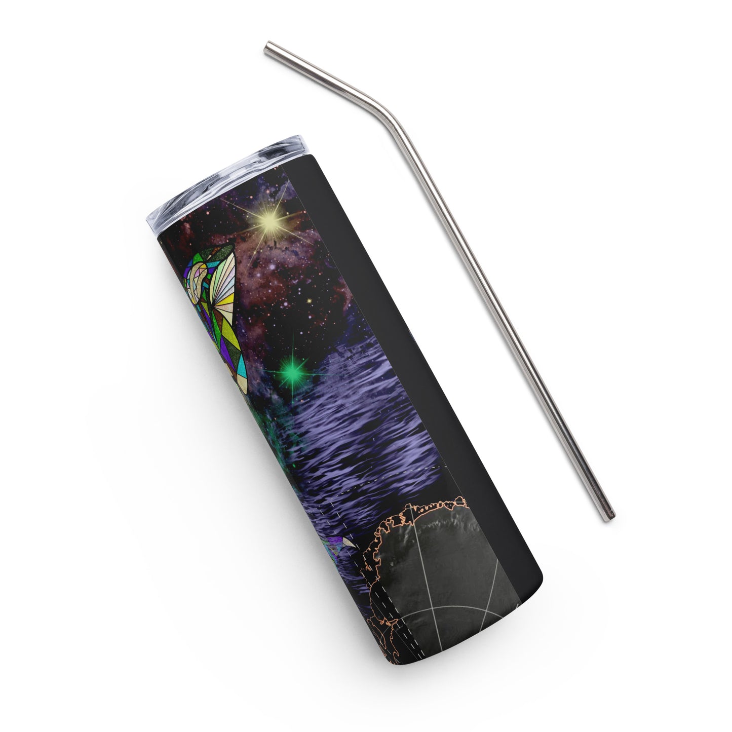 The Cosmic Orca Stainless steel tumbler
