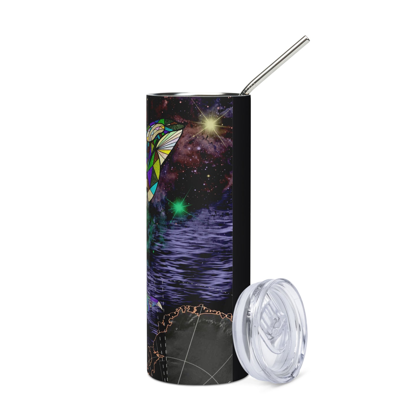 The Cosmic Orca Stainless steel tumbler
