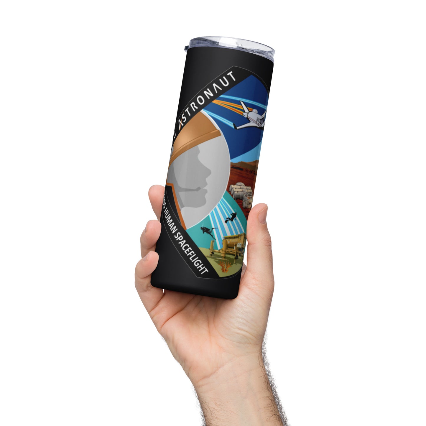 Analog Astronaut Stainless steel tumbler
