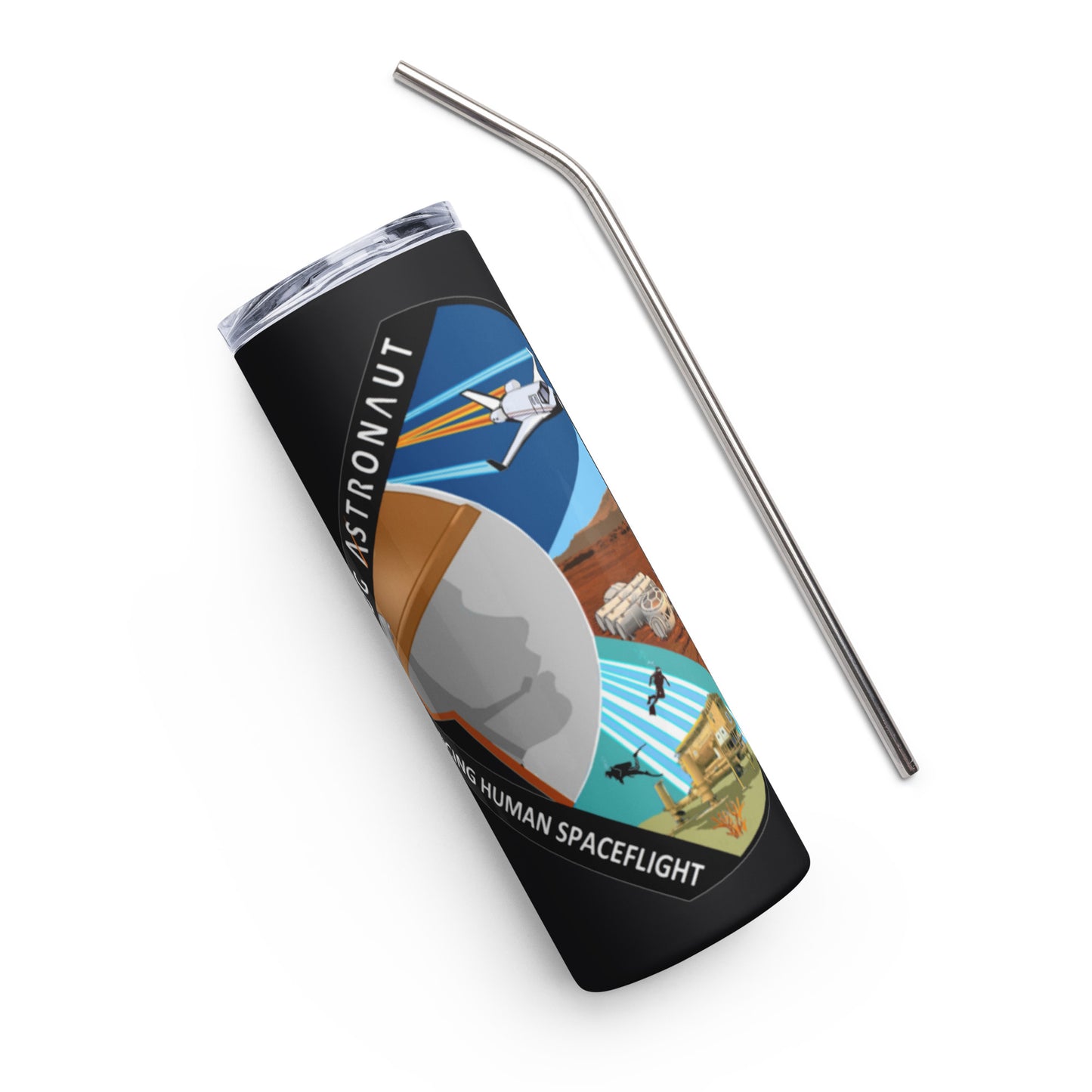 Analog Astronaut Stainless steel tumbler