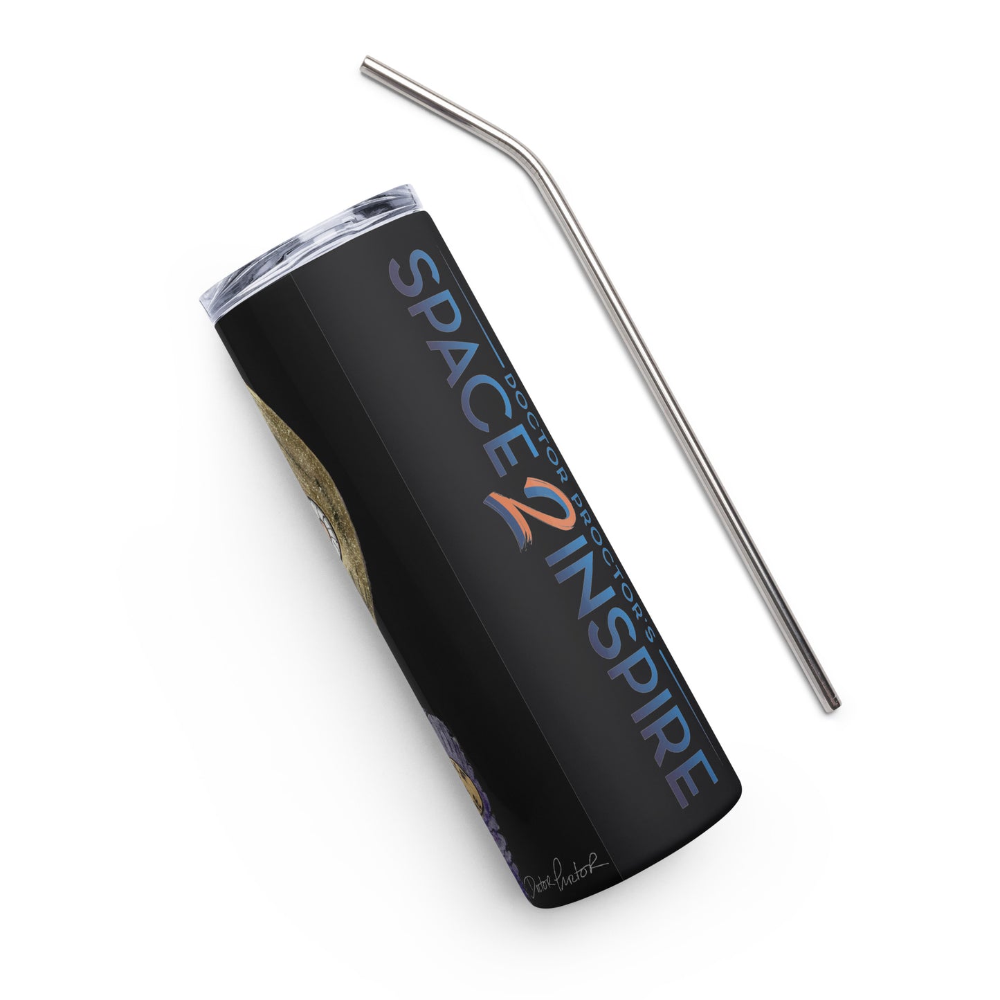 Afrobotica Suited Stainless steel tumbler