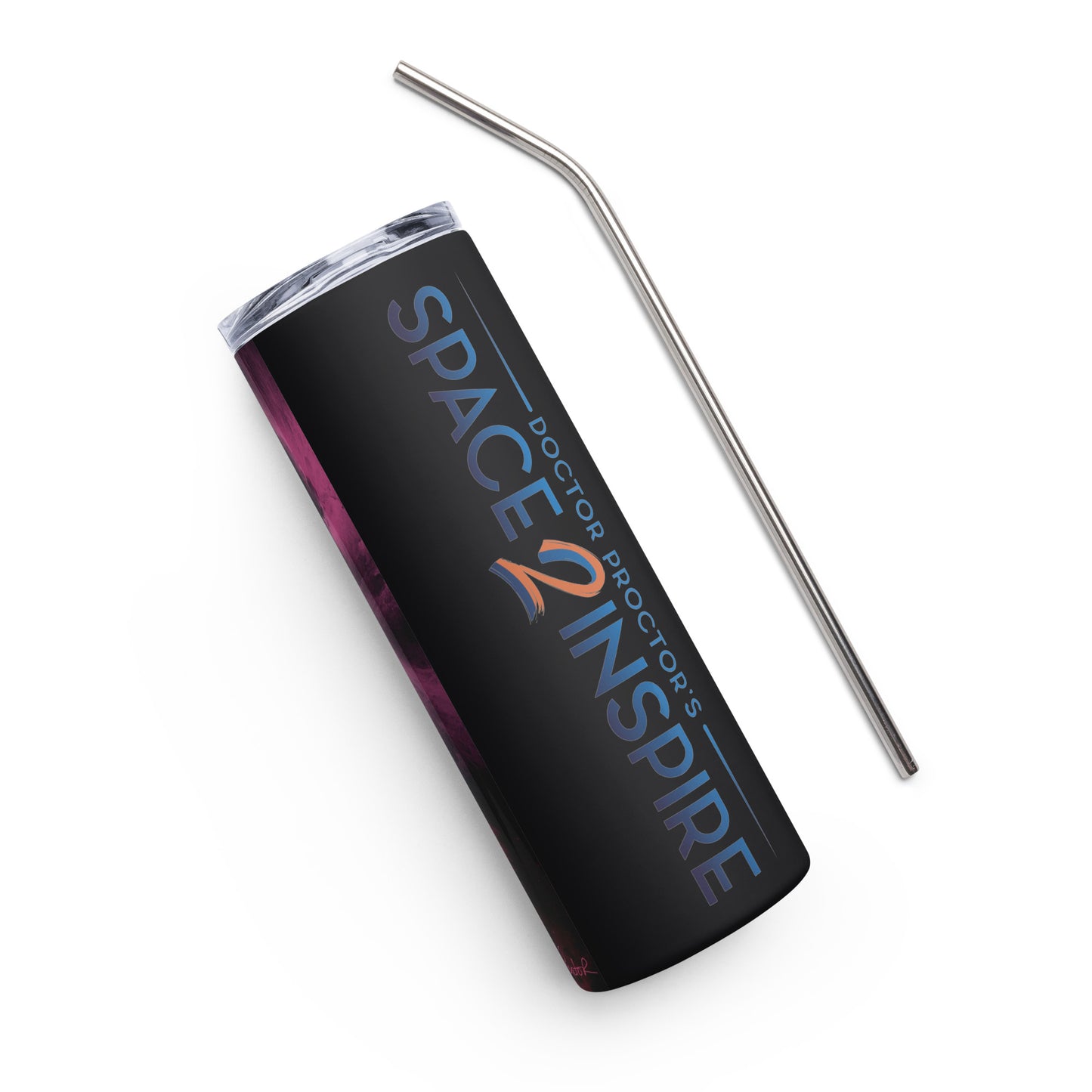 Afrobotica Pointe Nebula Stainless steel tumbler
