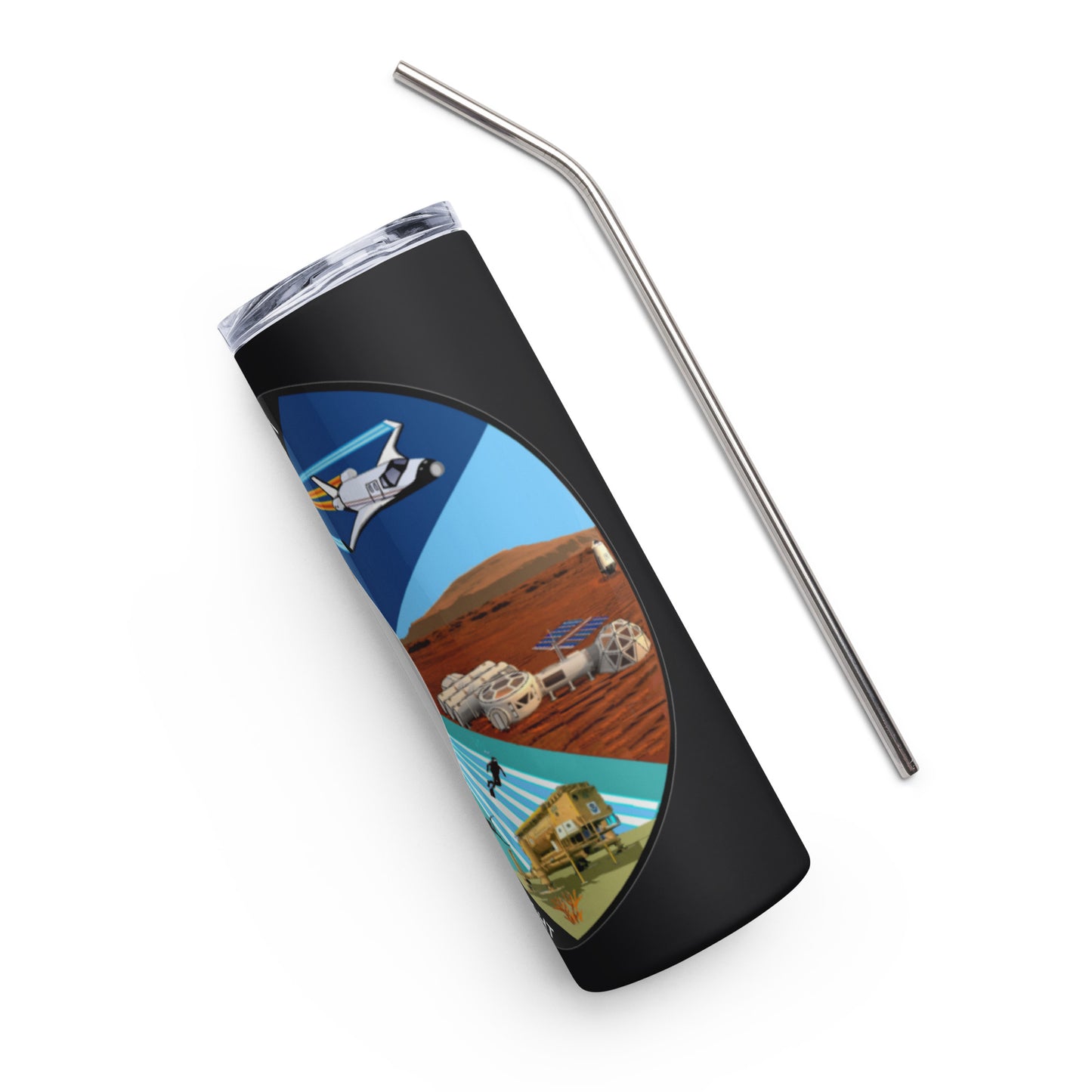 Analog Astronaut Stainless steel tumbler