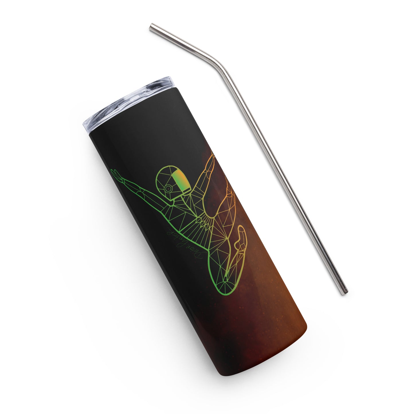 Afroboticus Emerald Stainless steel tumbler