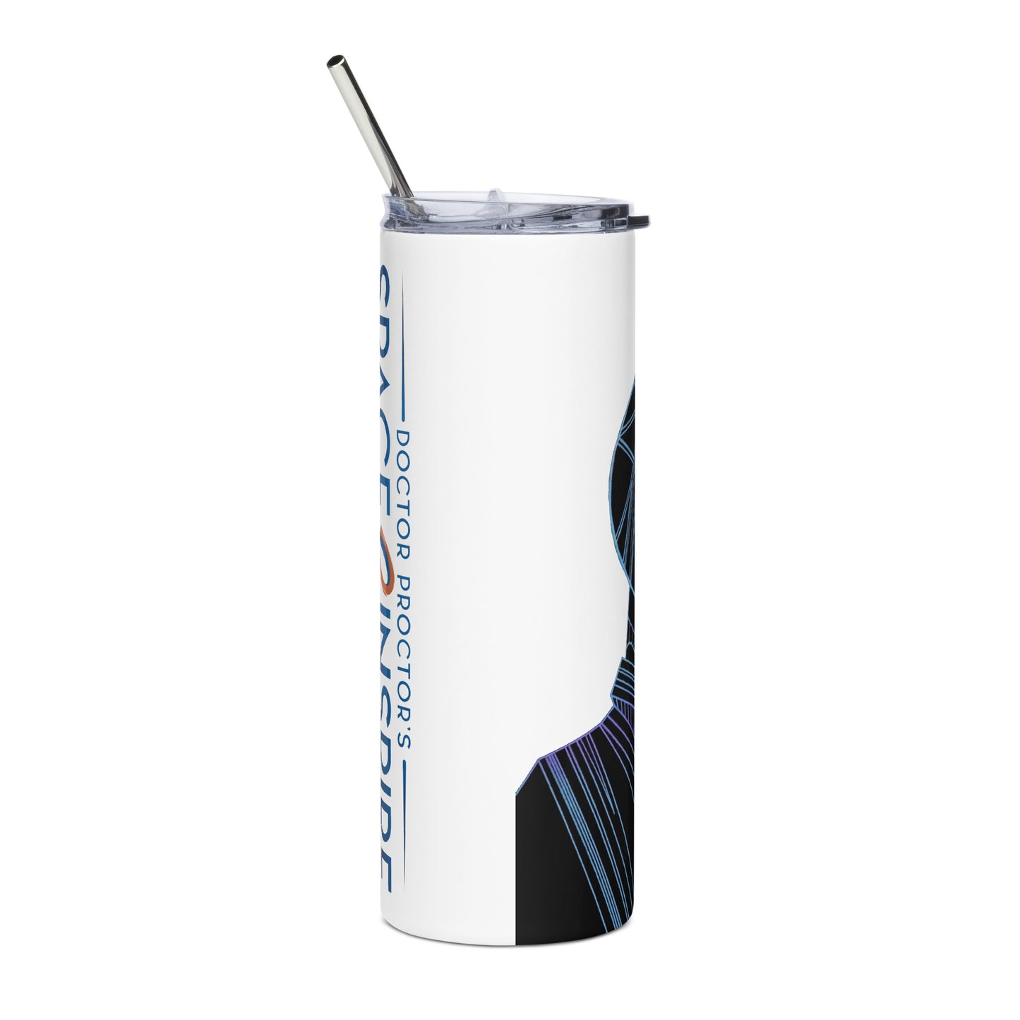 Afrobotica Melancholy Blue Stainless steel tumbler