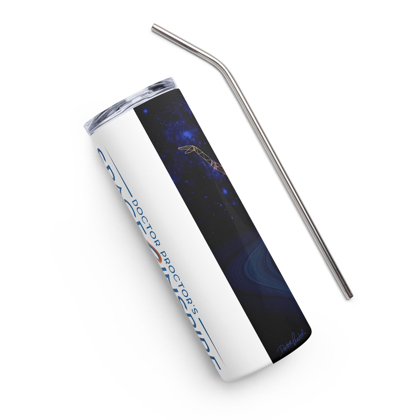 Afrobotica Rings Blue Stainless steel tumbler