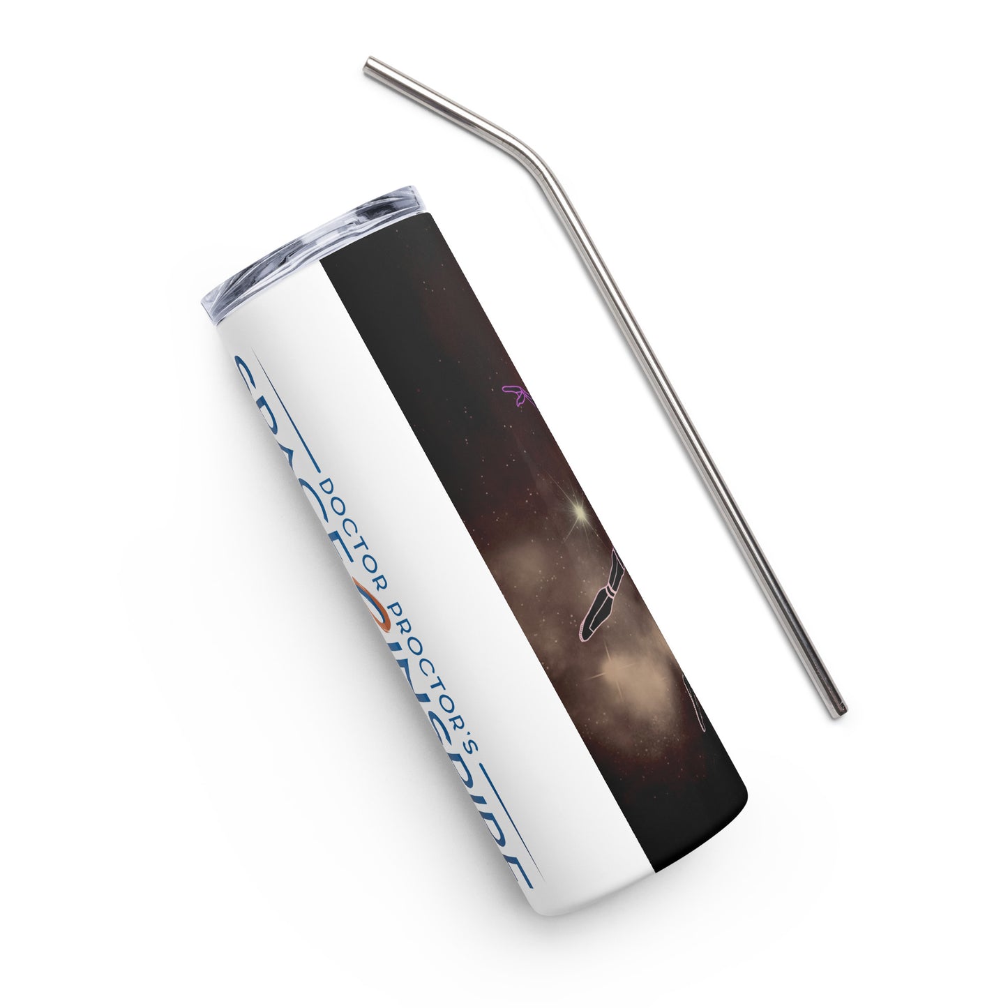 Afrobotica Leap into the Moon Stainless steel tumbler