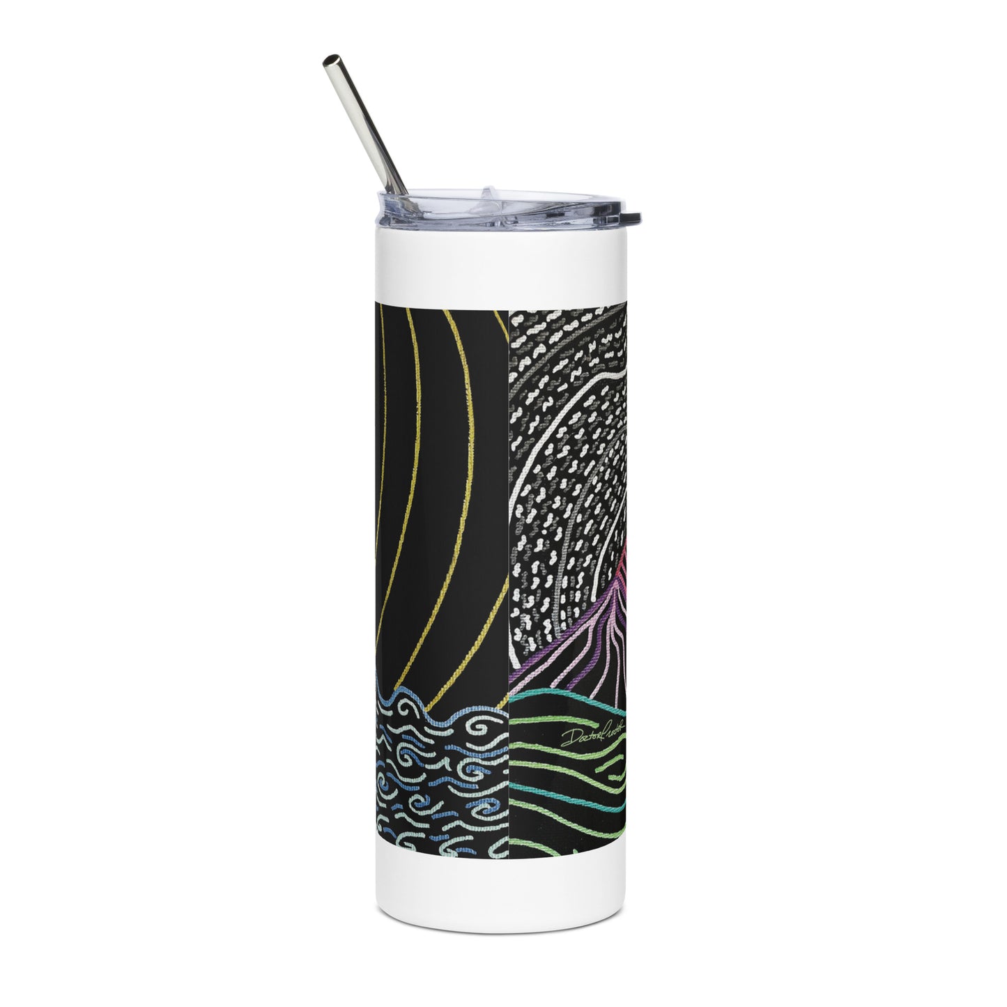 She's Waiting Stainless steel tumbler