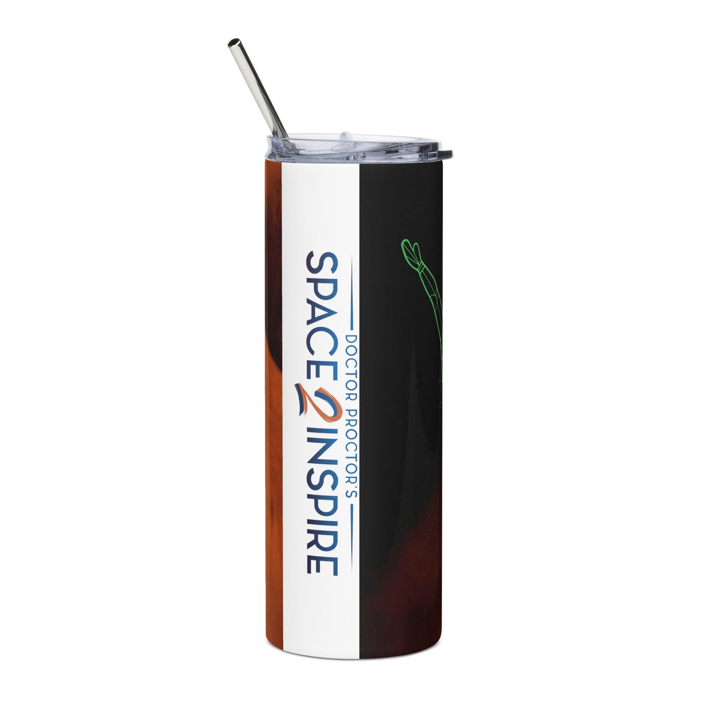 Afroboticus Emerald Stainless steel tumbler